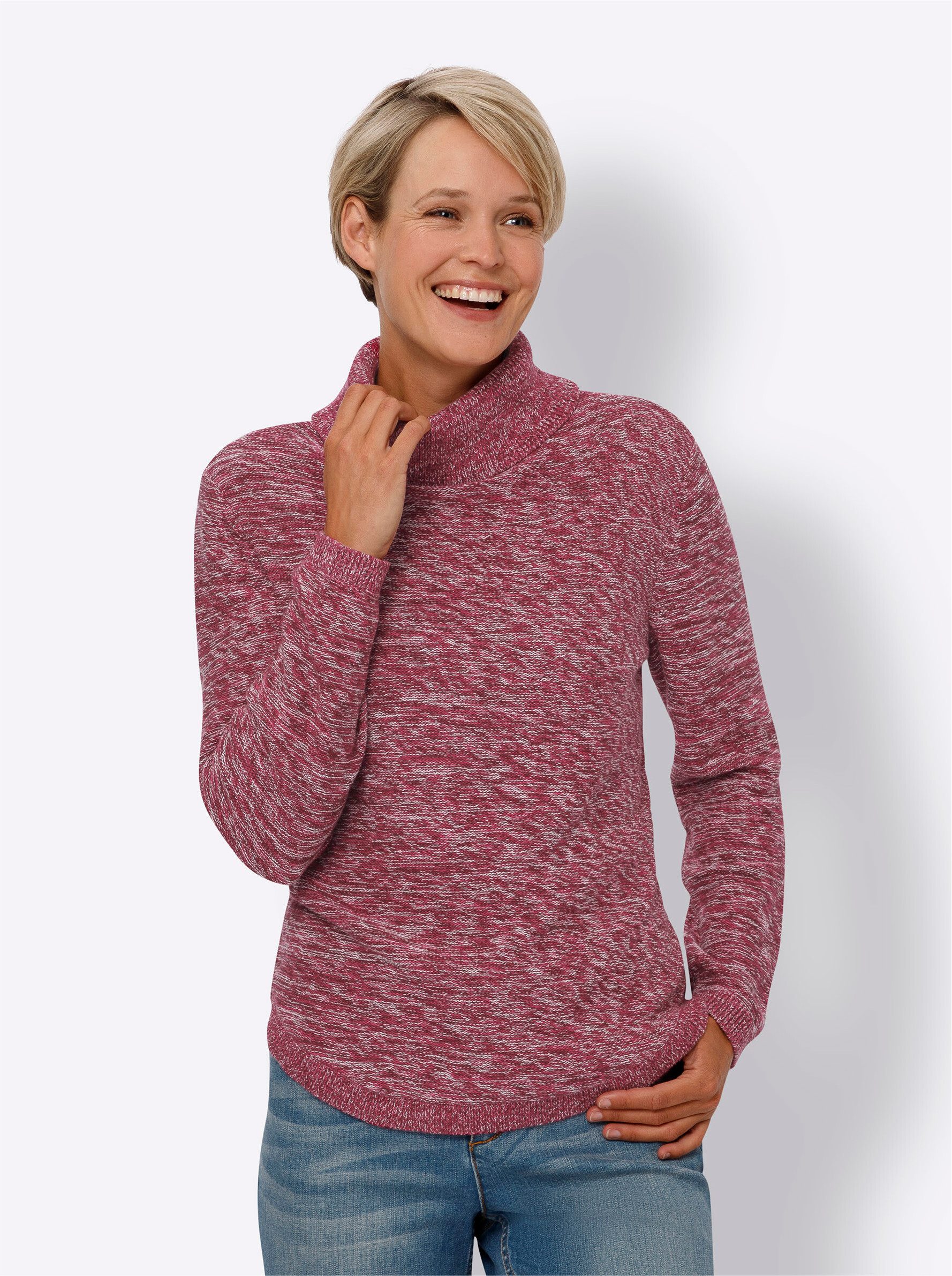 Strickpullover Rollkragenpullover