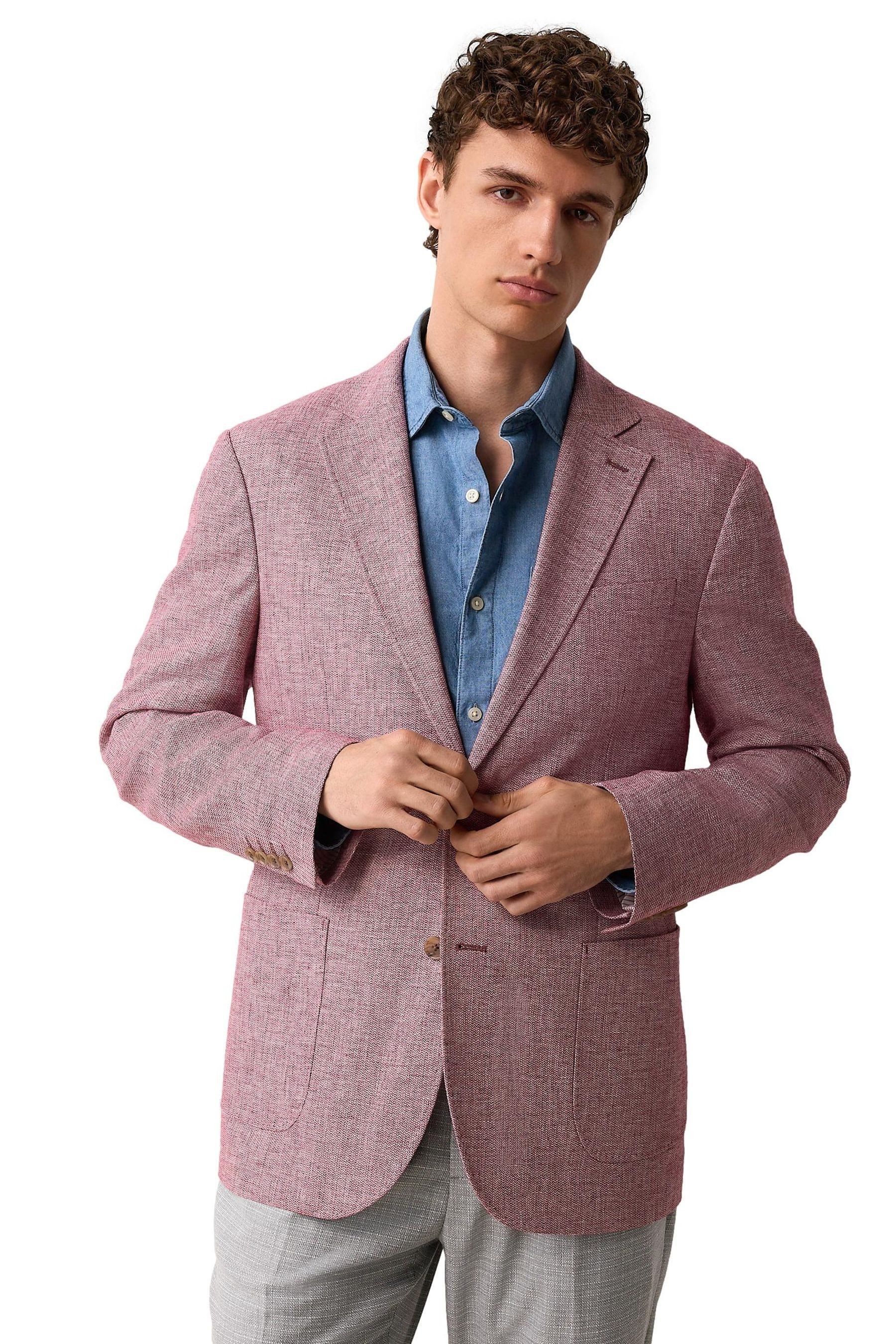 Next Leinensakko Strukturiertes Sakko aus Leinengemisch (1-tlg) günstig online kaufen