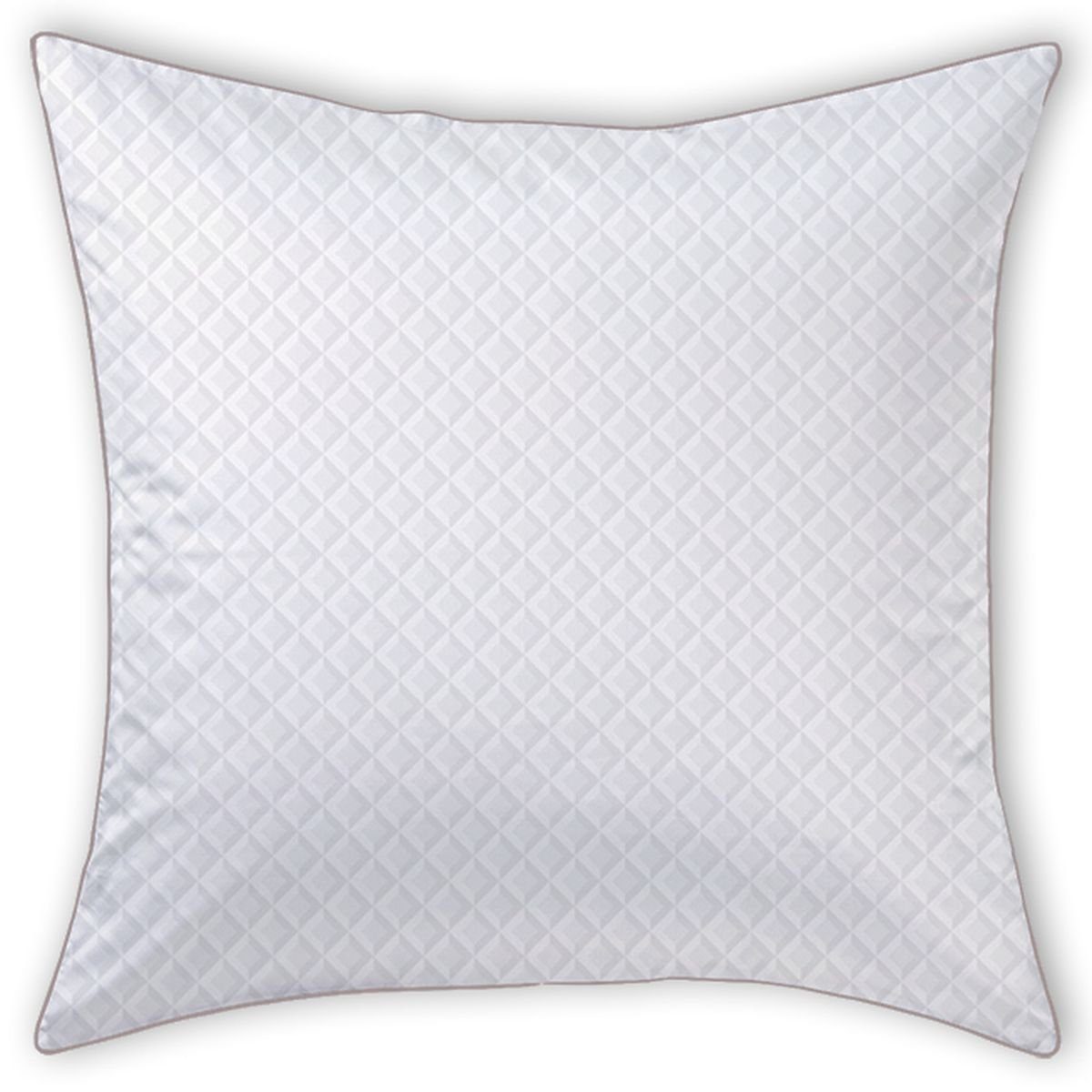 Curt Bauer Kissenhülle Mako-Brokat-Damast Arezzo weiß 40 cm x 80 cm, (1 Stück), Kissenbezug für Dekokissen Zierkissen Kissenhülle
