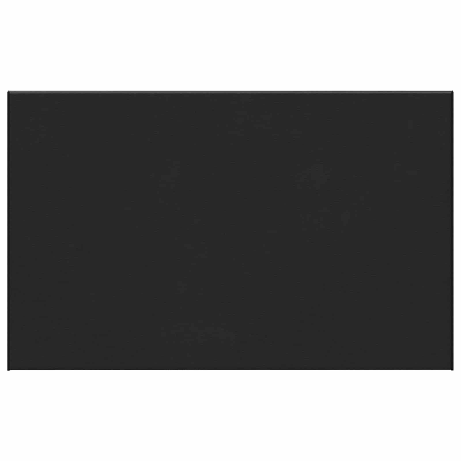 vidaXL Fensterbank Fensterbank Schwarz mit Holzmaserung 80 x 50 x 4,5 cm PVC