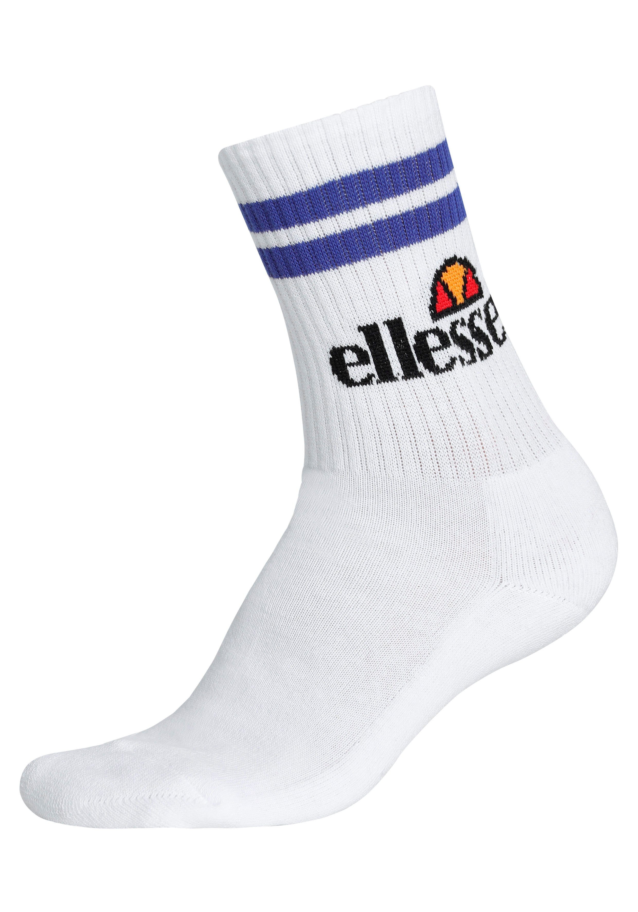 Socks Sportsocken Ellesse 3Pk (Set) Pullo weiß-bunt