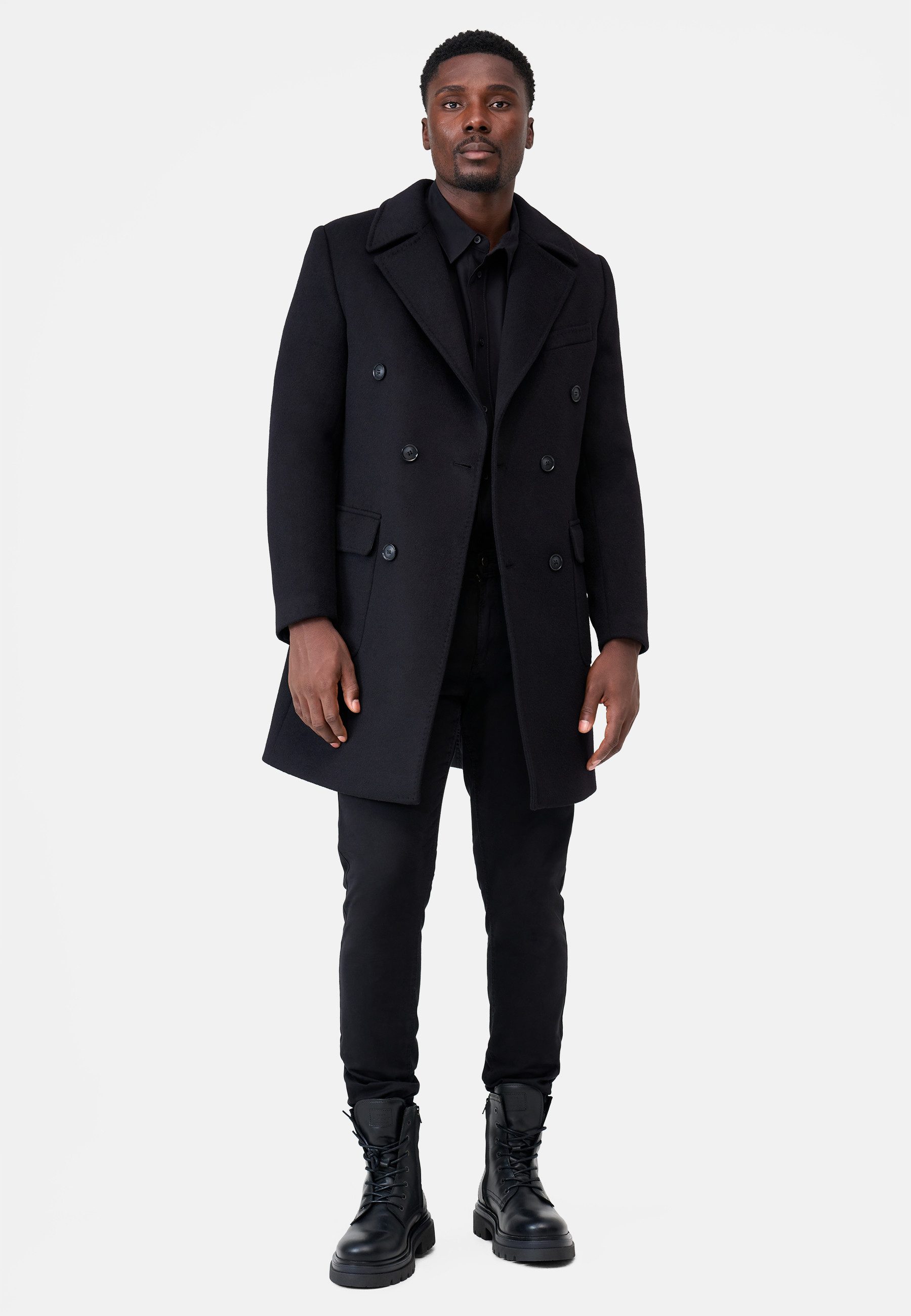 RICANO Wollmantel Enzo Handgefertigter Herren Wollmantel günstig online kaufen