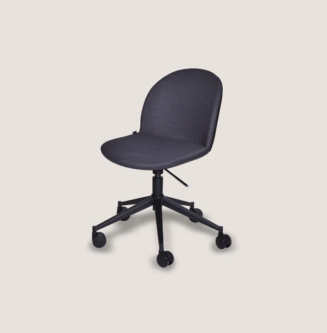 Xlmoebel Schreibtisch Schwarzer Drehstuhl für modernes Arbeitszimmer im Designstil (1-St), Made in Europa