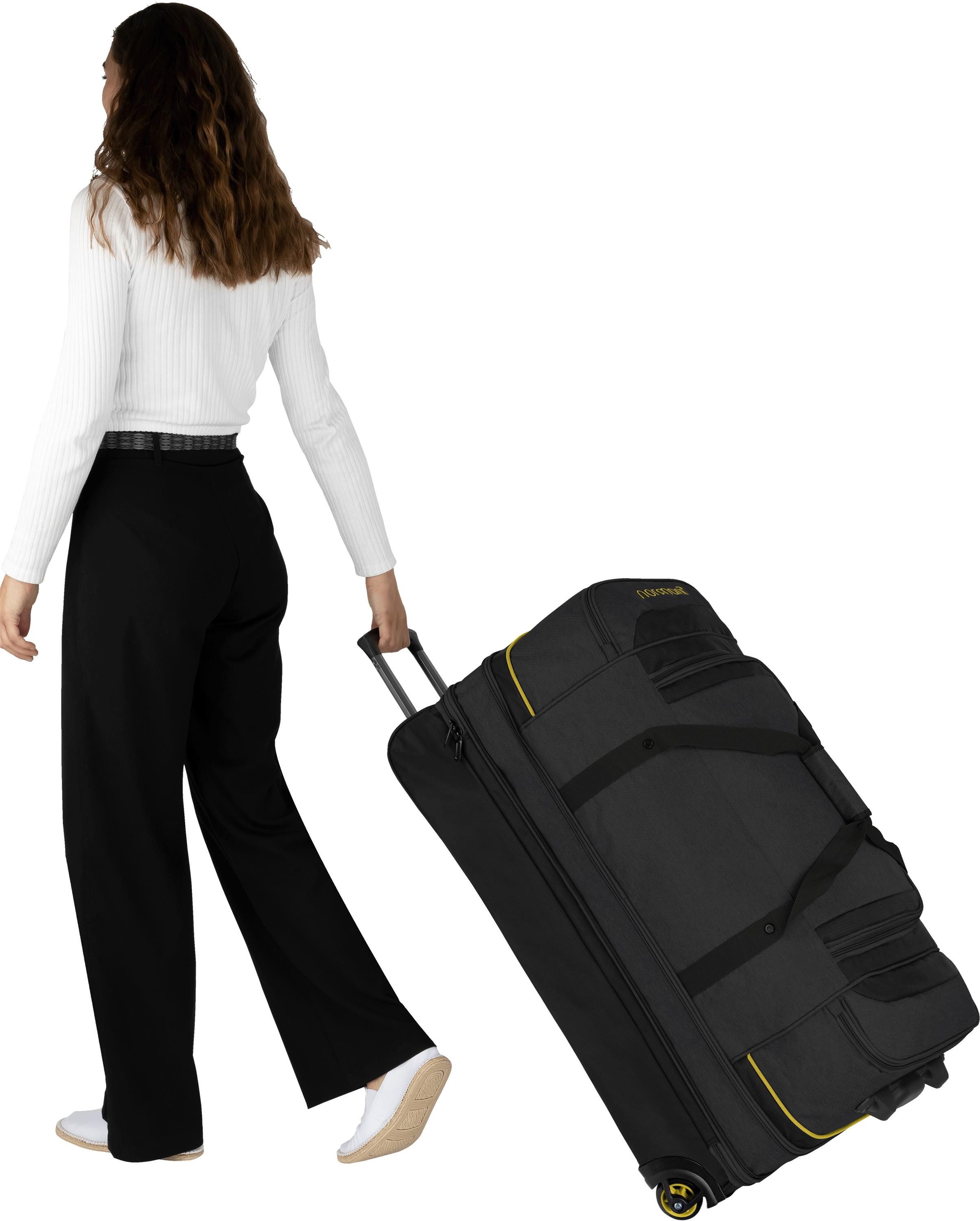 normani Reisetasche Reisetrolley 120-150 L Gigaro, Reisetasche erweiterbar von 120 auf 150 Liter – Bild 4 von 5