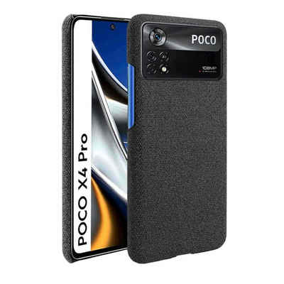 Wigento Handyhülle Für Xiaomi Poco X4 Pro 4G Handy Tasche Design Struktur Hülle Schutz Case Cover Etuis Neu Zubehör