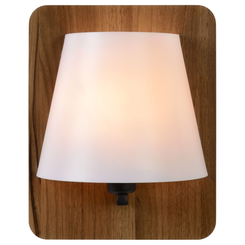 Nein, E14 Wandleuchte Wandlampe, Wandleuchte Dunkel Idaho max. Wandleuchte, keine enthalten: Leuchtmittel 40W click-licht Wandlicht warmweiss, Angabe, Holz,