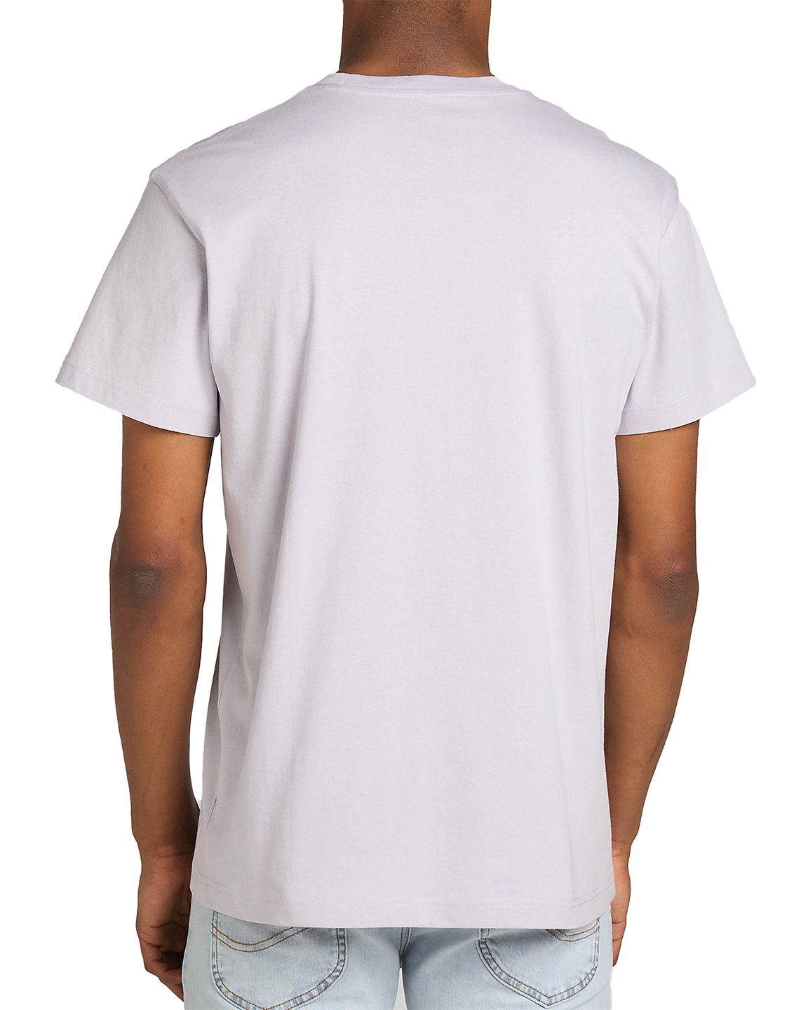 Lee® Rundhalsshirt Logo Relaxed Fit Flieder - Varsity Tee Misty Lilac