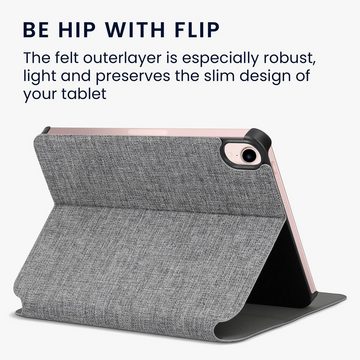 kwmobile Tablet-Hülle Hülle für Apple iPad Mini 6 8.3" (2021), Slim Tablet Cover Case Schutzhülle mit Ständer