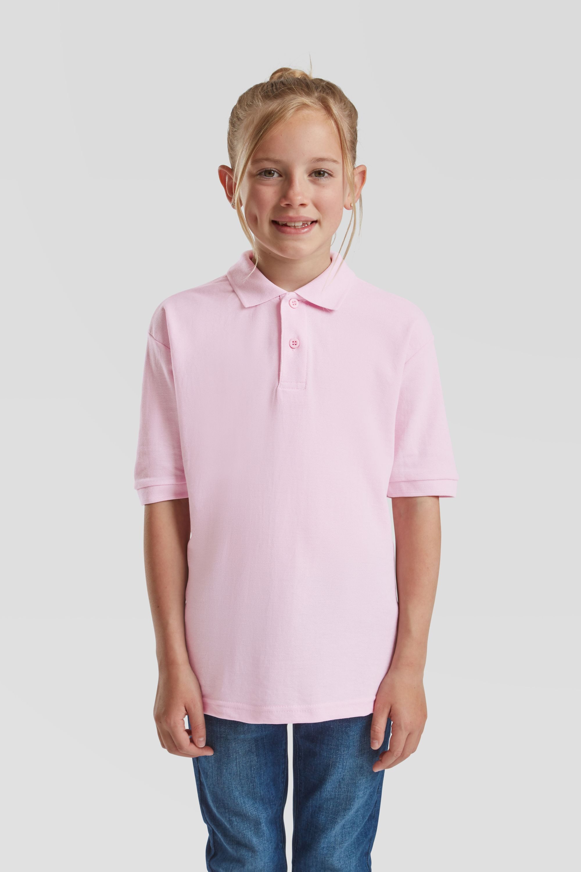 Fruit of the Loom Poloshirt Kids 65/35 Polo – Bild 3 von 5