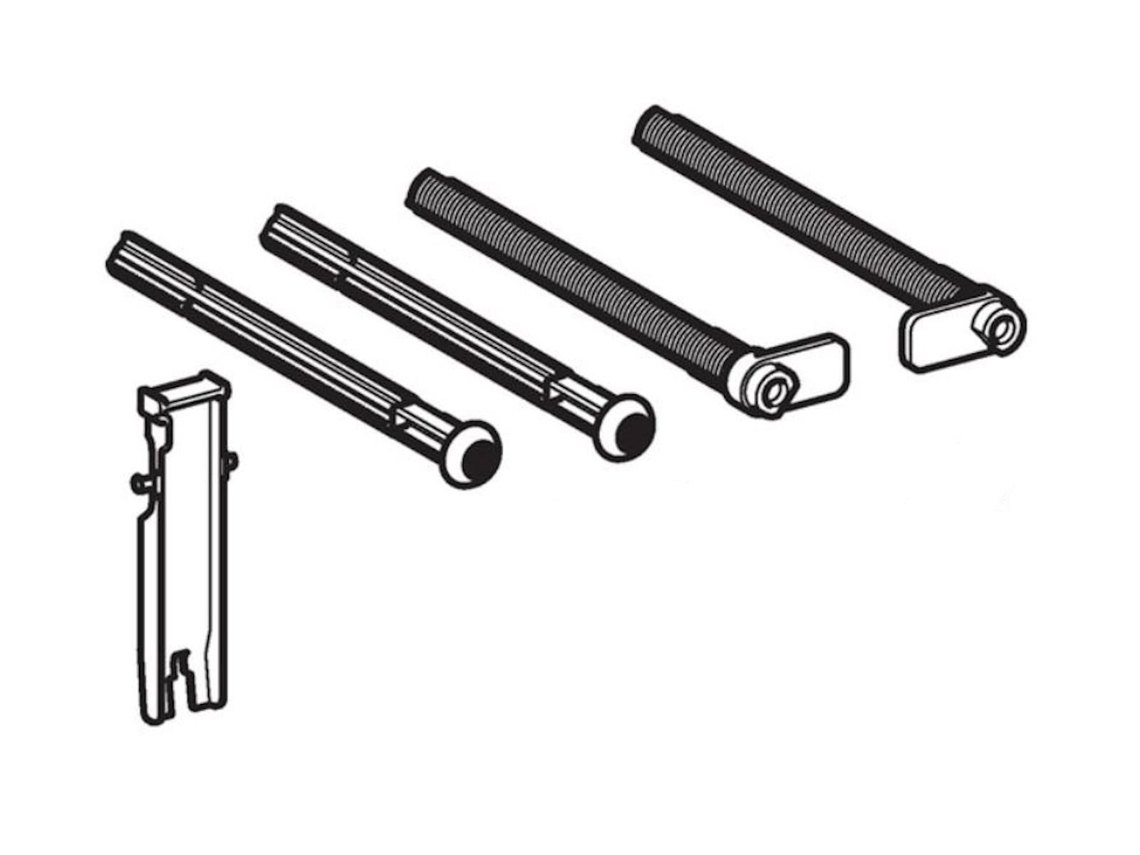 GEBERIT Betätigungsplatte Drückerstangen Distanzbolzen Set zu Betätigungsplatte - 241.874.00.1
