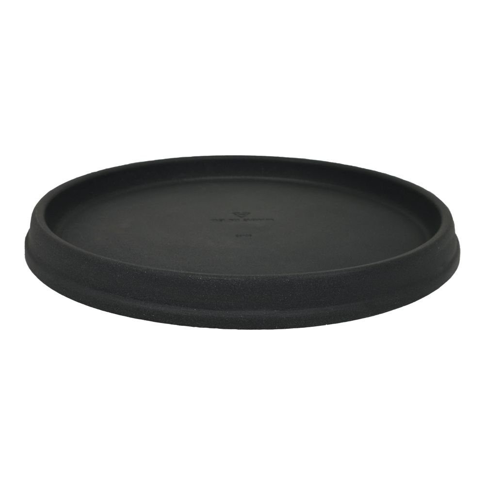 Heimwerkercenter Pflanzkübel MePla Untersetzer Roma ø26 cm, Anthrazit, frostfester Kunstoff