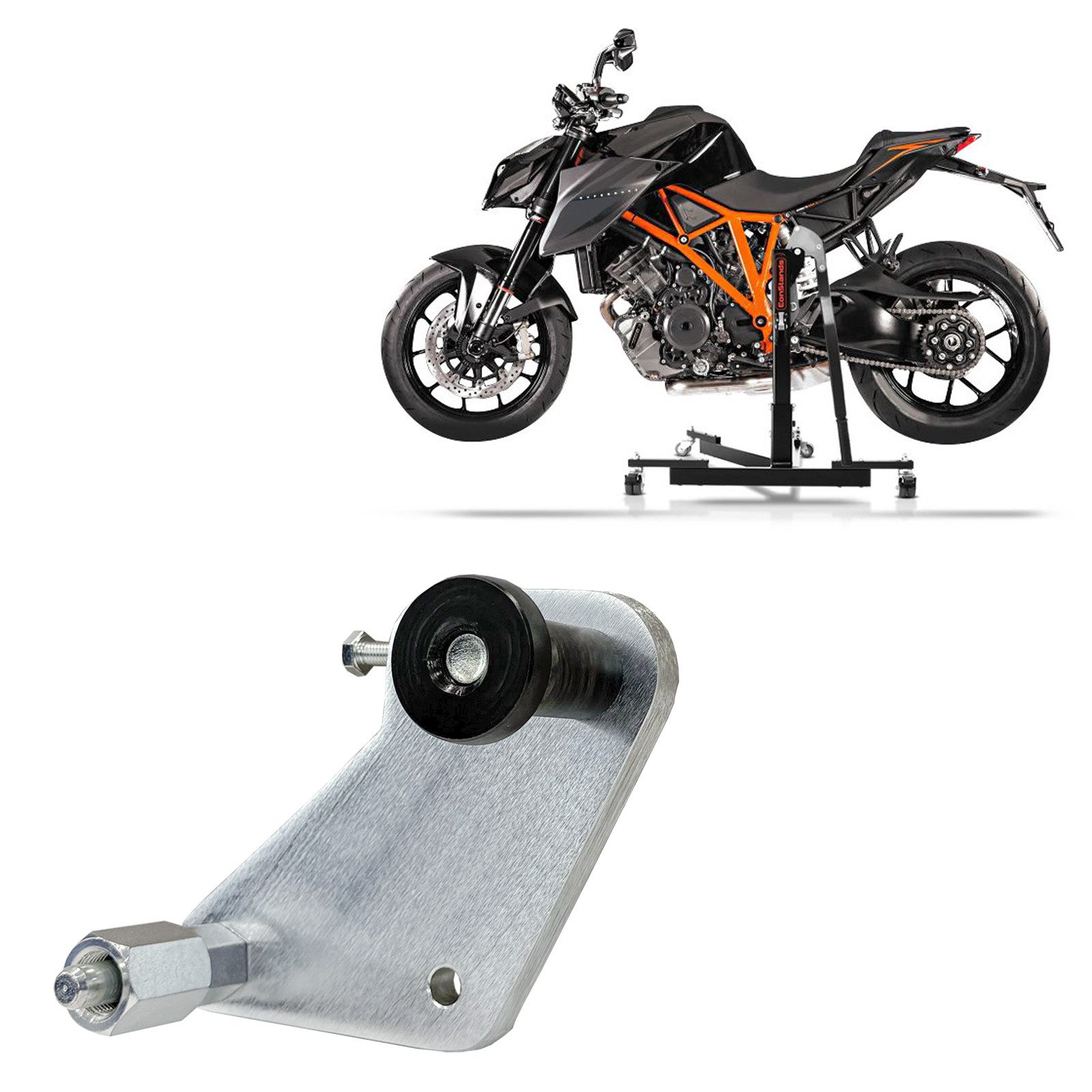 ConStands Motorradheber Adapterplatte für # Power Classic / Evo für KTM 1290 Super Duke\ R 14-