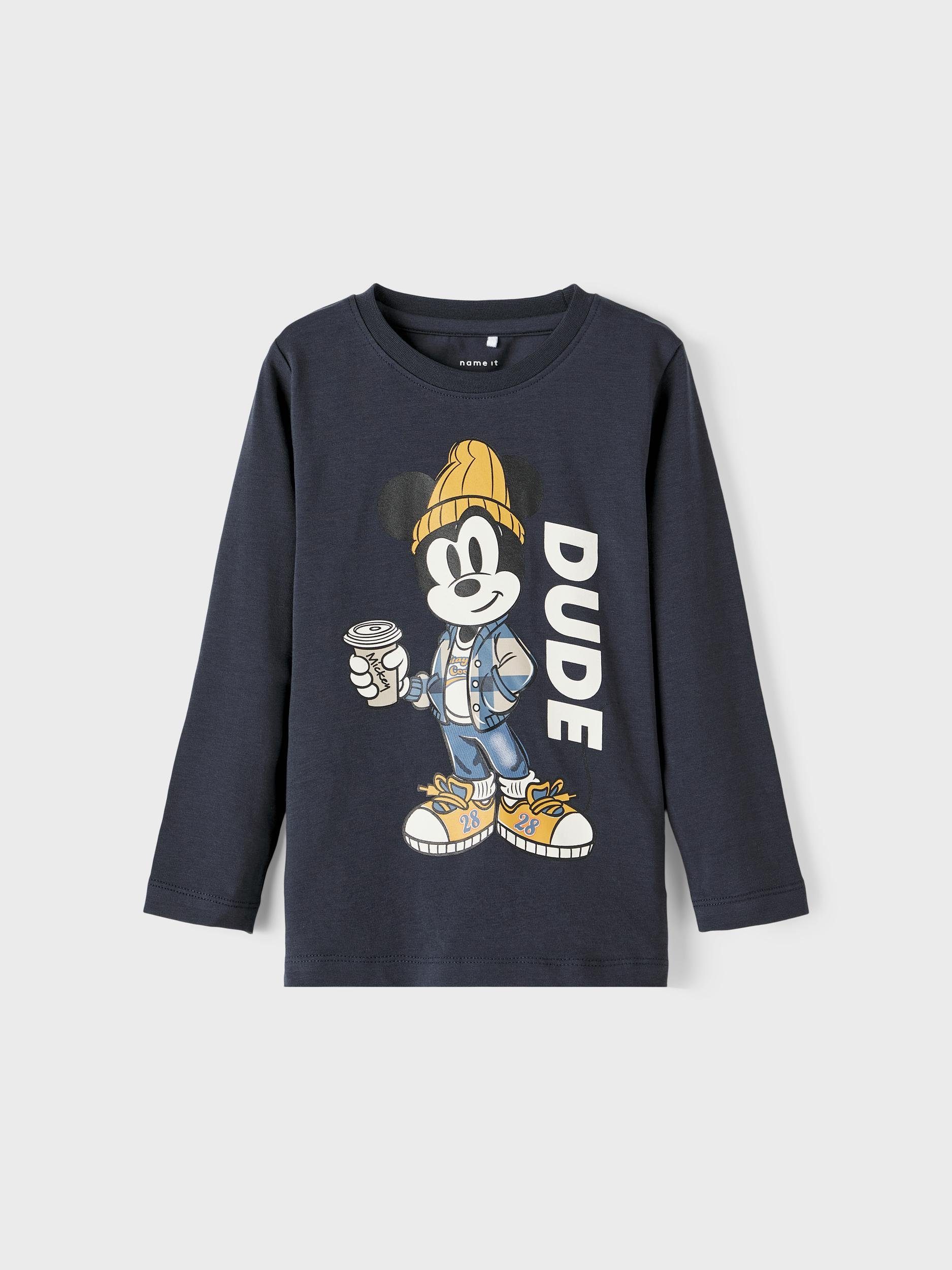 Langarmshirt It NMMORLIN TOP Name LS WD MICKEY