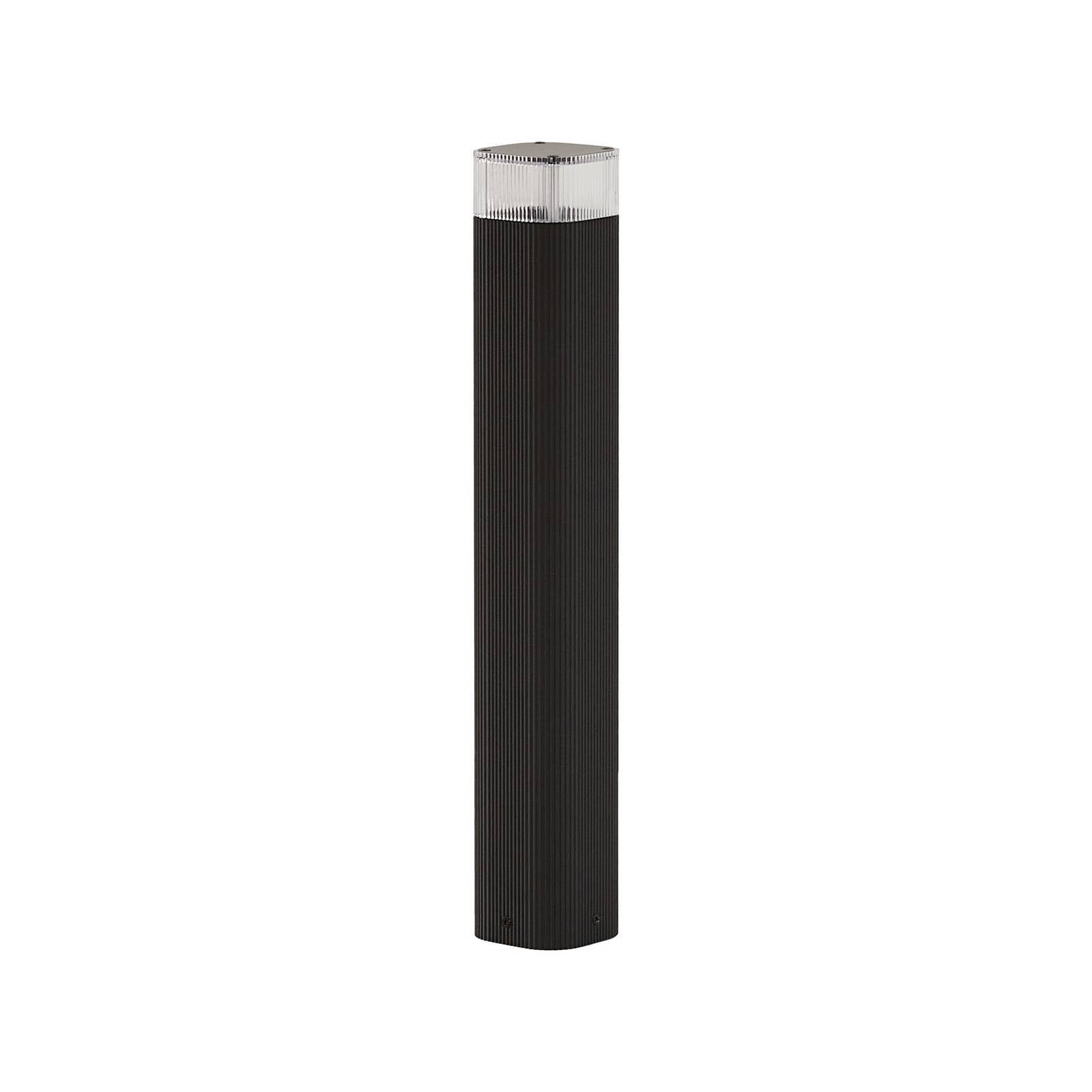 Lindby Außen-Stehlampe Halvar, Metall, Schwarz IP65, 1 x 10 W LED