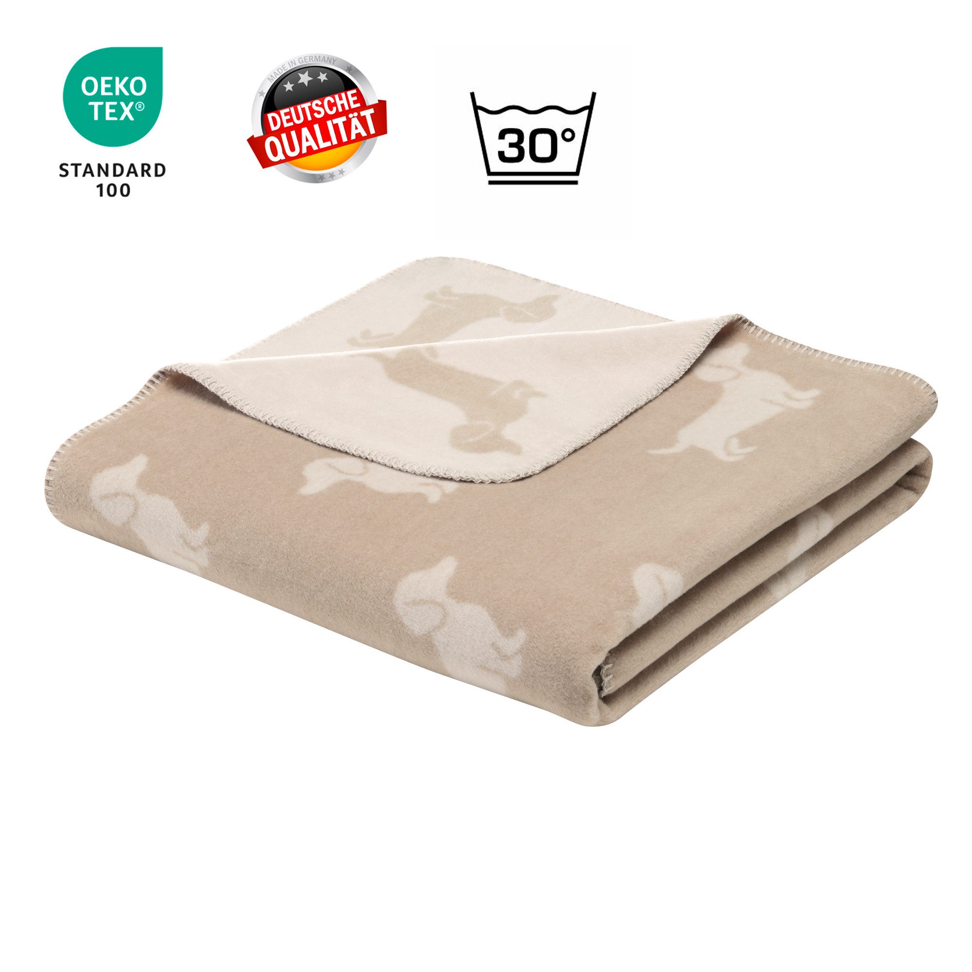 Wohndecke Cawö Wohndecke Kuscheldecke We love günstig online kaufen
