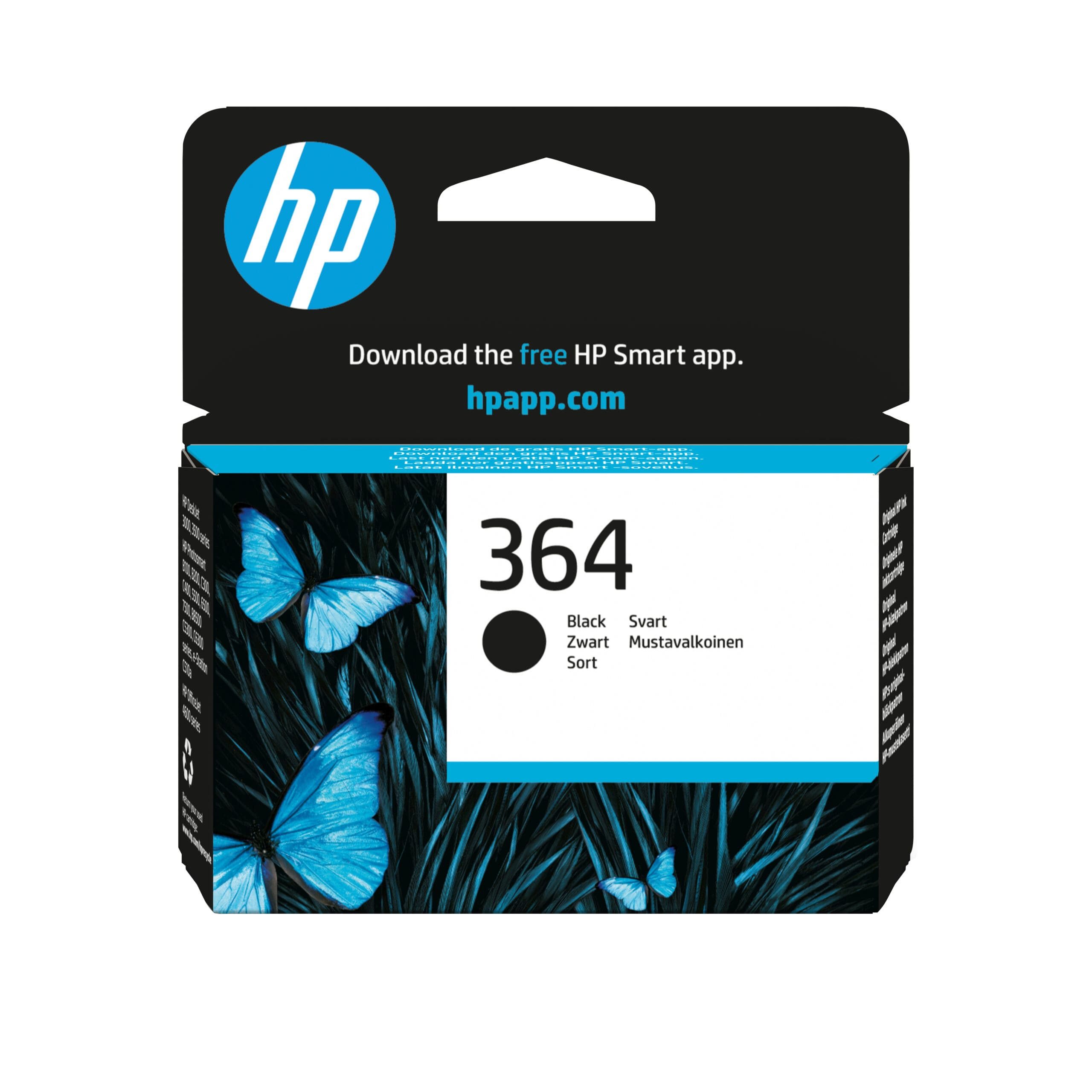 HP HP Tintenpatrone Nr. 364 CB316EE Schwarz (ca. 250 Tintenpatrone