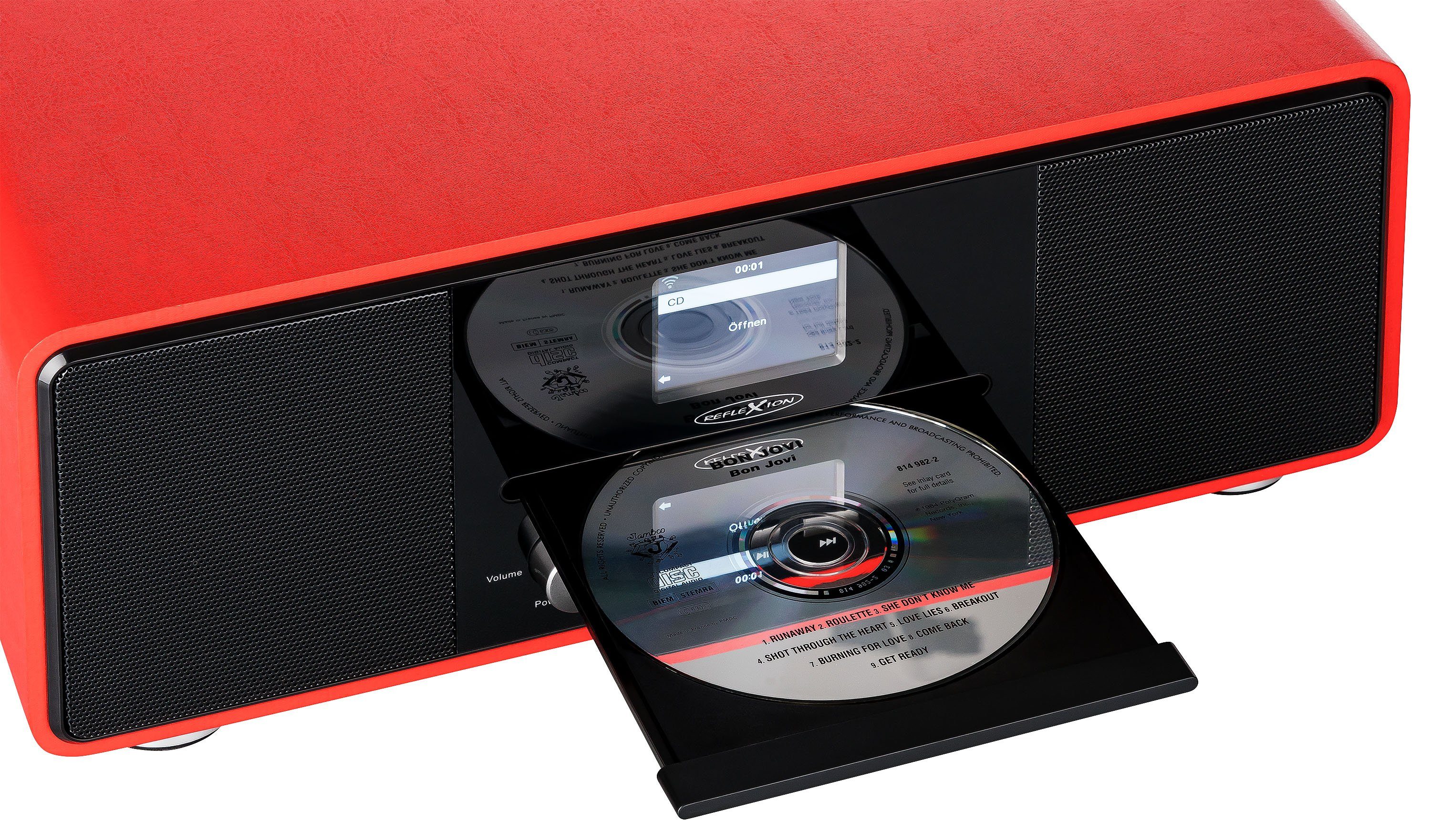 Reflexion HRA19INT Internet-Radio (Digitalradio (DAB), UKW-Radio, 160 W, 2,4" TFT Farbdisplay, Bluetooth, AUX-IN, Kopfhöreranschluss, WLAN)