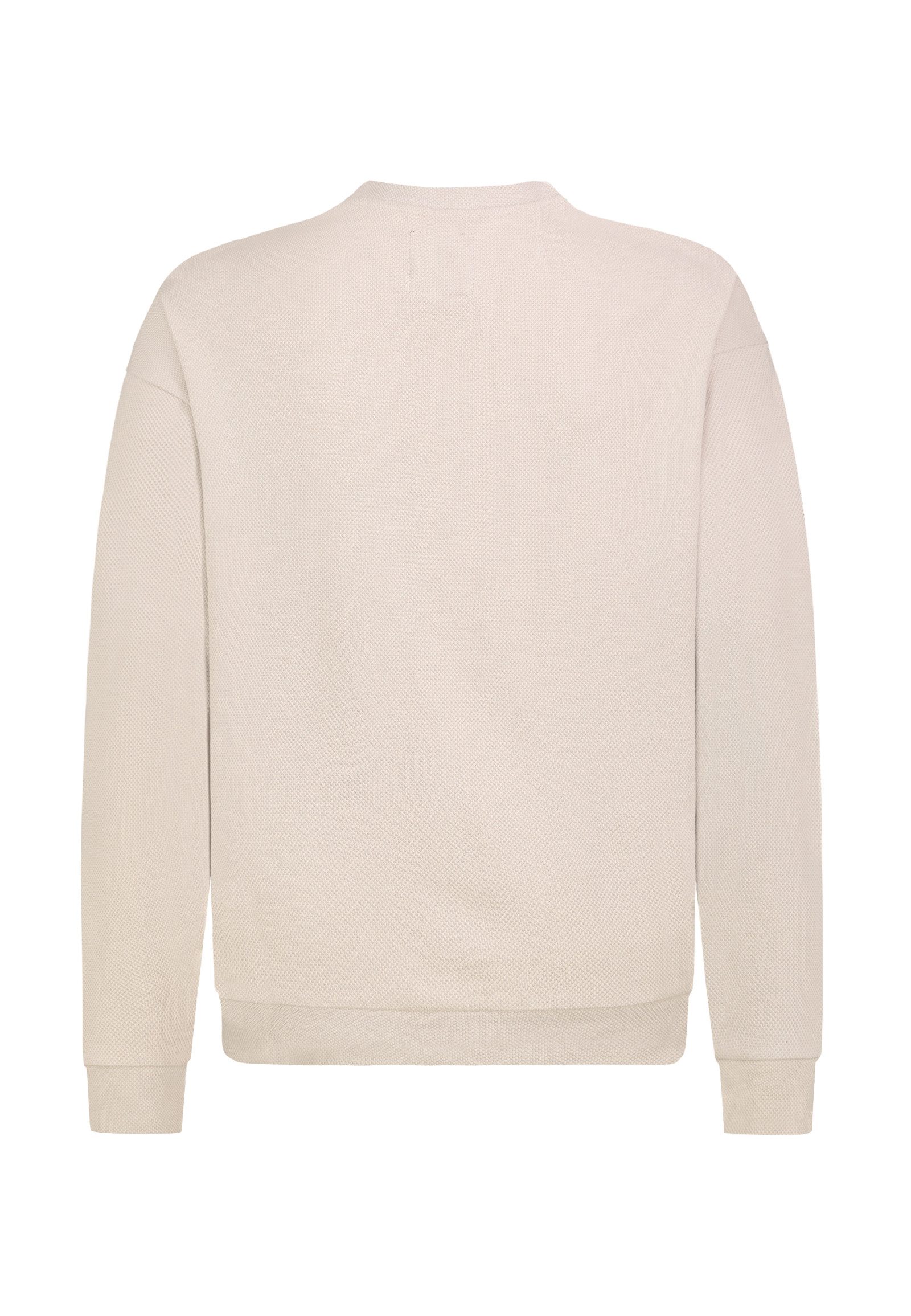 Eight2Nine Sweatshirt Herren Pullover langarm mit Mini Prints Sweater, Sweatpullover