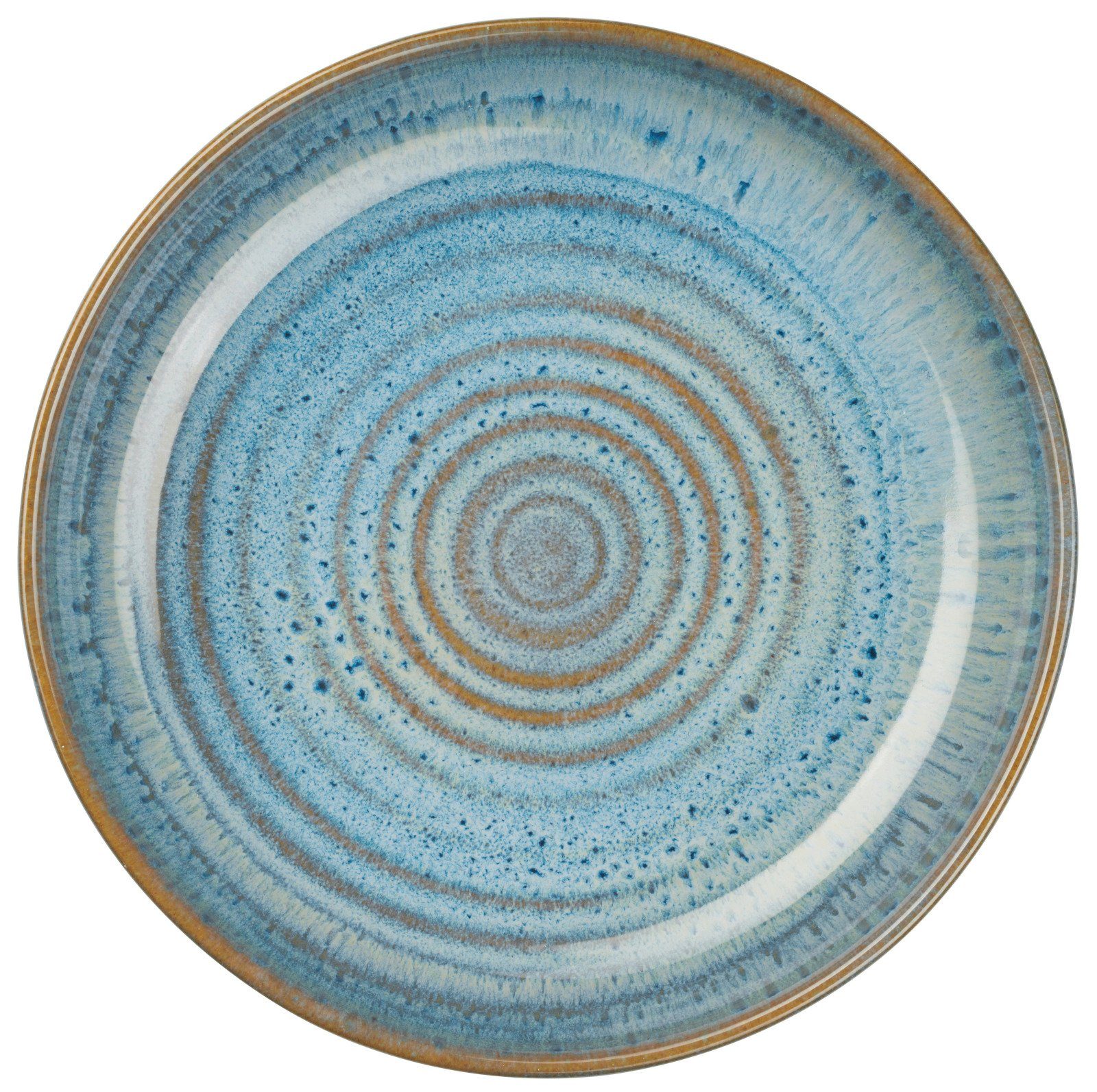 ASA SELECTION Servierplatte poké Fusion Plate tamari 22cm, Steinzeug, (Platten), Geschirr