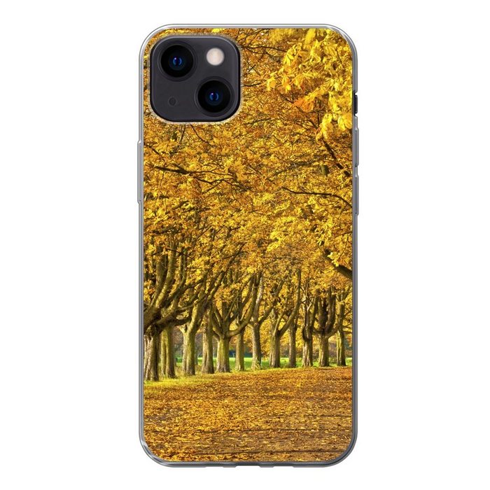MuchoWow Handyhülle Viele Kastanienbäume im europäischen Deutschland Handyhülle Apple iPhone 13 Smartphone-Bumper Print Handy