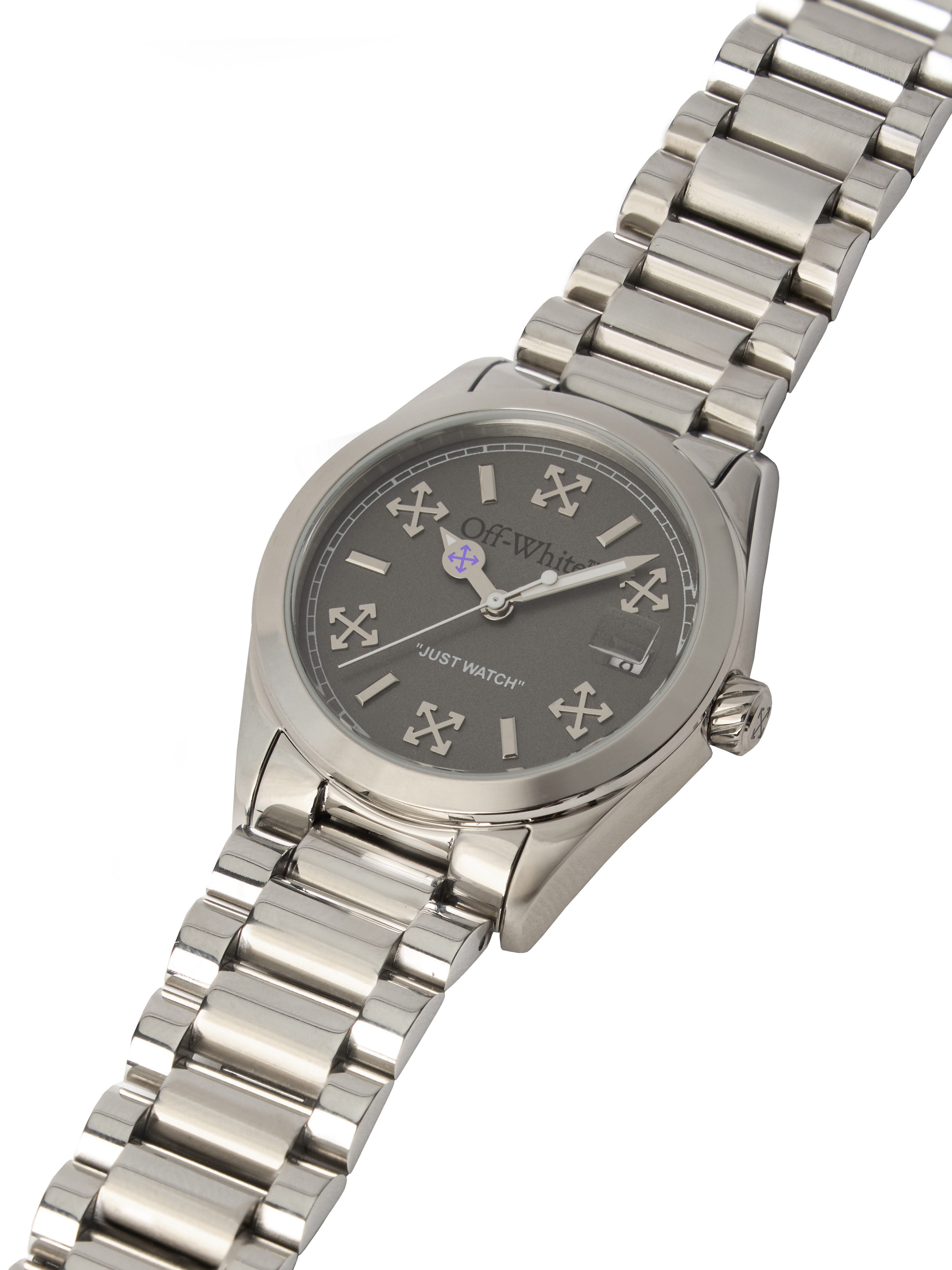 OFF-WHITE Quarzuhr CROSSING OW1L036M0055, Armbanduhr, Damenuhr, Edelstahlarmband, analog, Tag
