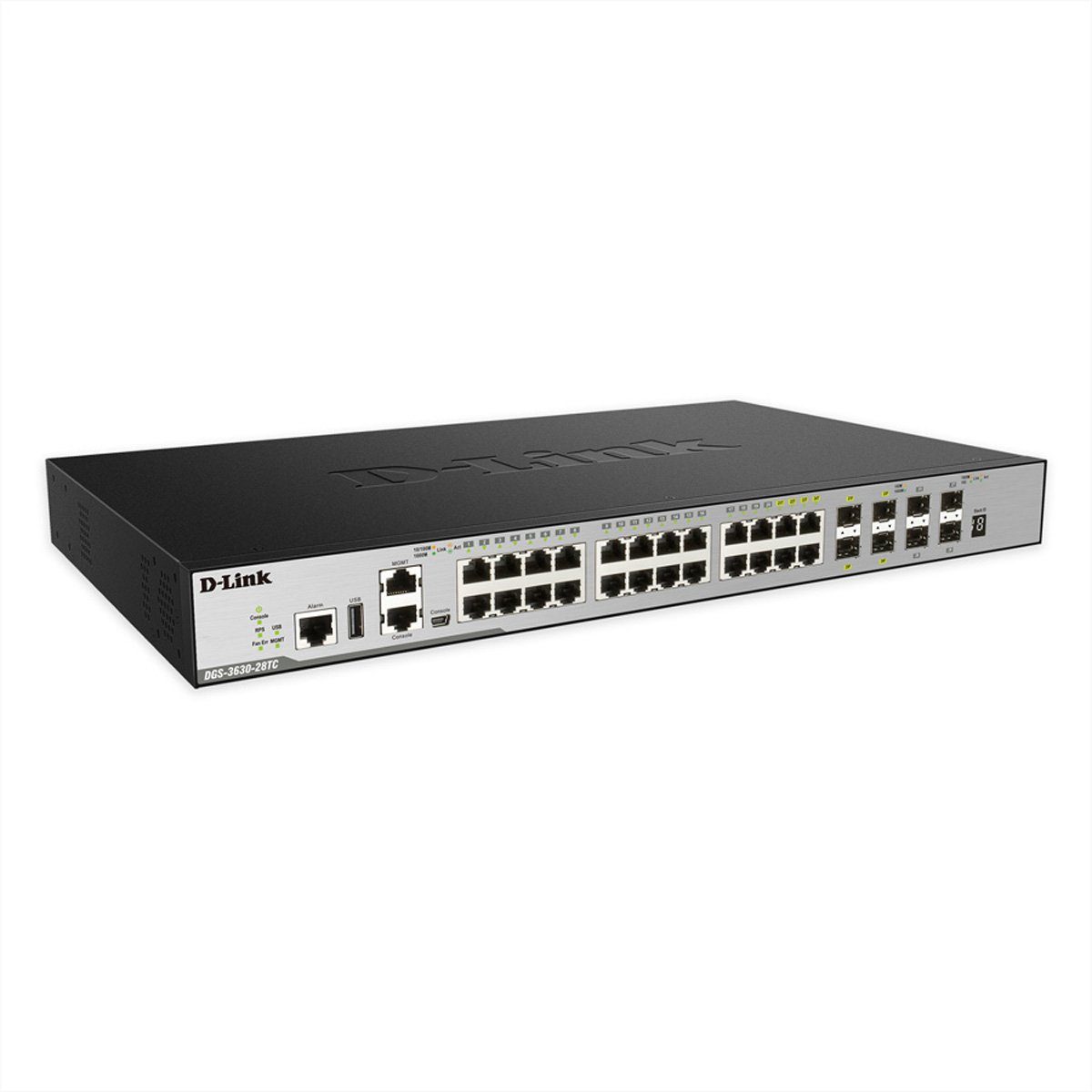 D-Link DGS-3630-28TC/SI/E 28-Port Layer 3 Gigabit Stack Switch (SI) Netzwerk-Switch