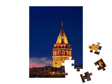 puzzleYOU Puzzle Galata-Turm in Istanbul, Türkei, 48 Puzzleteile, puzzleYOU-Kollektionen