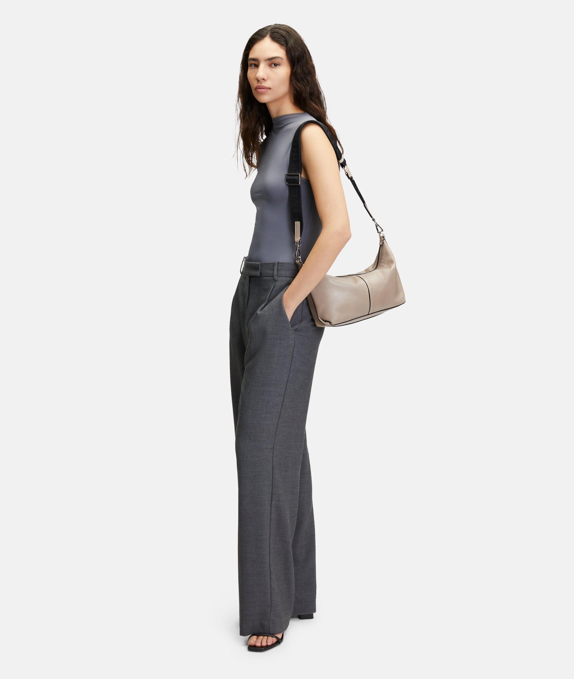 Liebeskind Berlin Schultertasche Paris Hobo S, Kleine Hobo-Bag aus weichem Lammleder