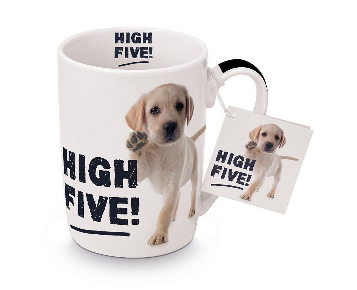 PPD Becher Sommer Tieren Porzellan Tasse / Planzen Kollektion Mug, Porzellan : Hund, Tee/Kaffeetasse / Ideal Als Geschenk Ideal als Geschenk