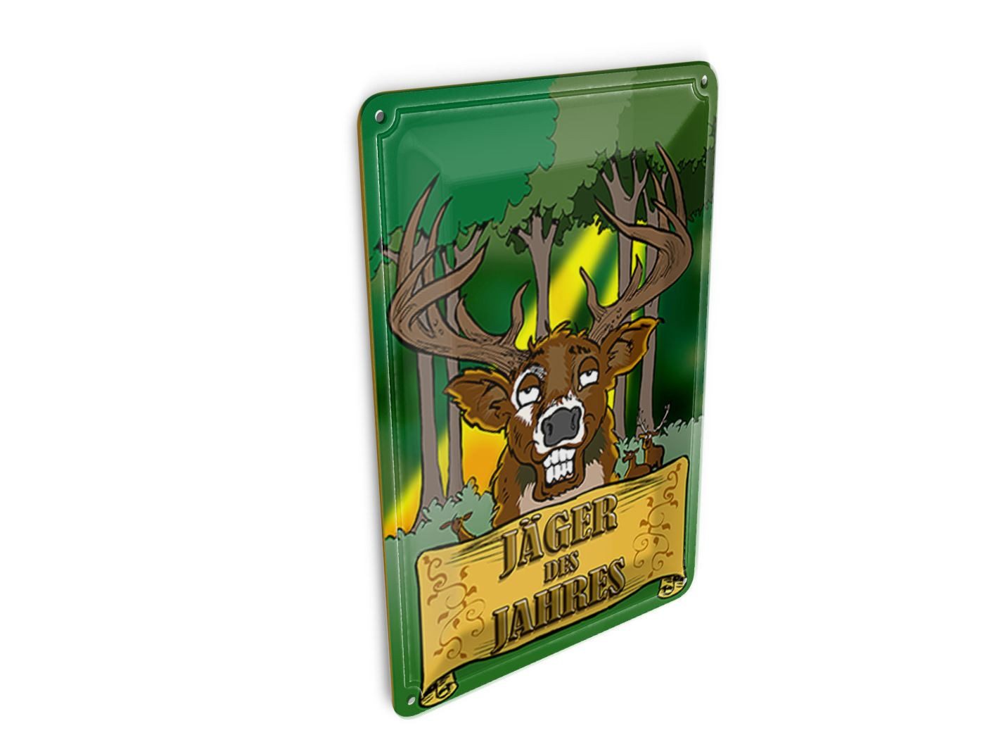 Femer GmbH Postkarte Jagd 10x14 cm Jäger des Jahres Reh, unfrankiert