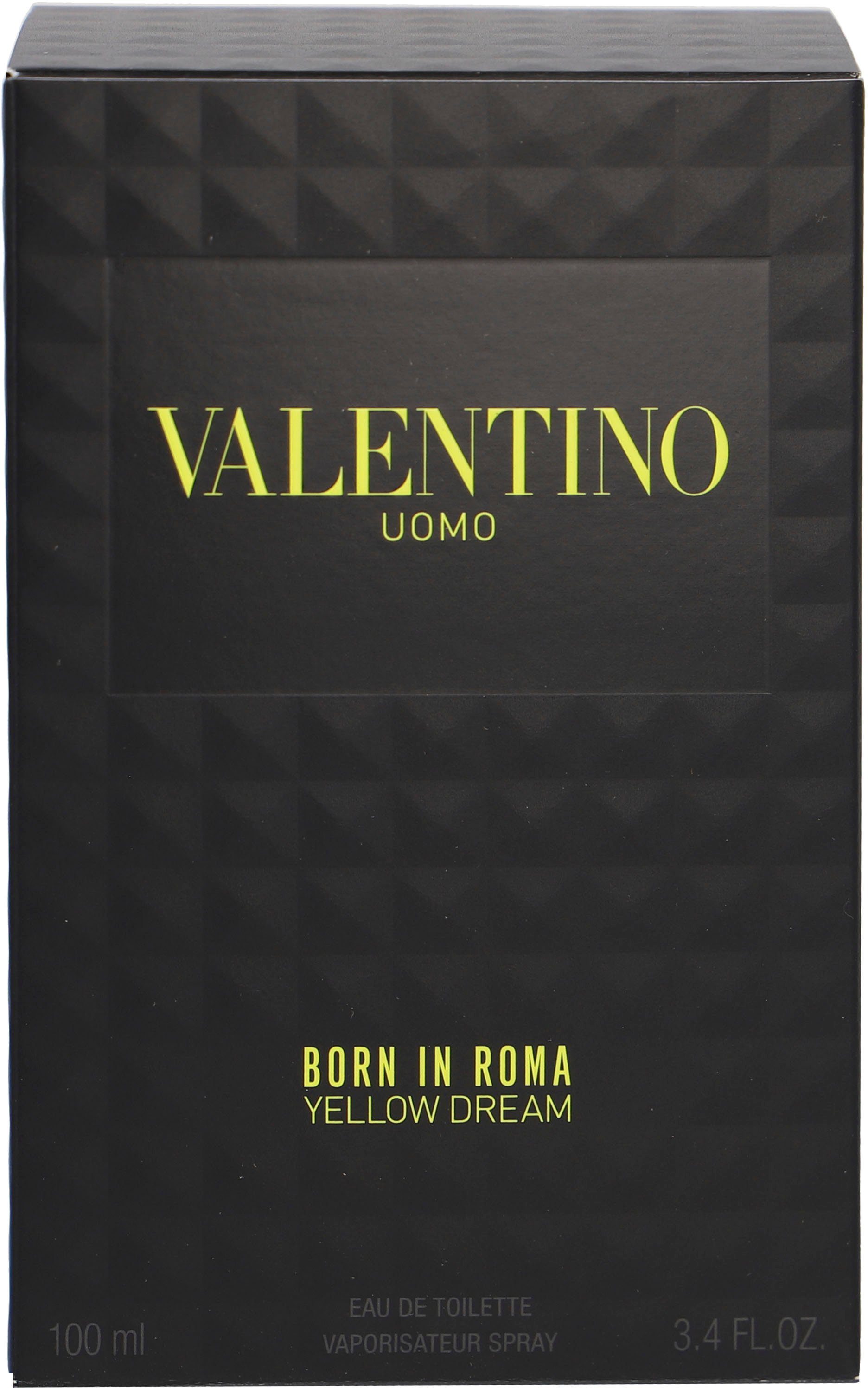 Valentino Eau de Toilette Uomo Born In Roma Yellow Dream, mit würzigem Charakter