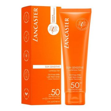 LANCASTER Sonnenschutzfluid Sun Sensitive Luminous Tan Oil-Free Milk SPF 50