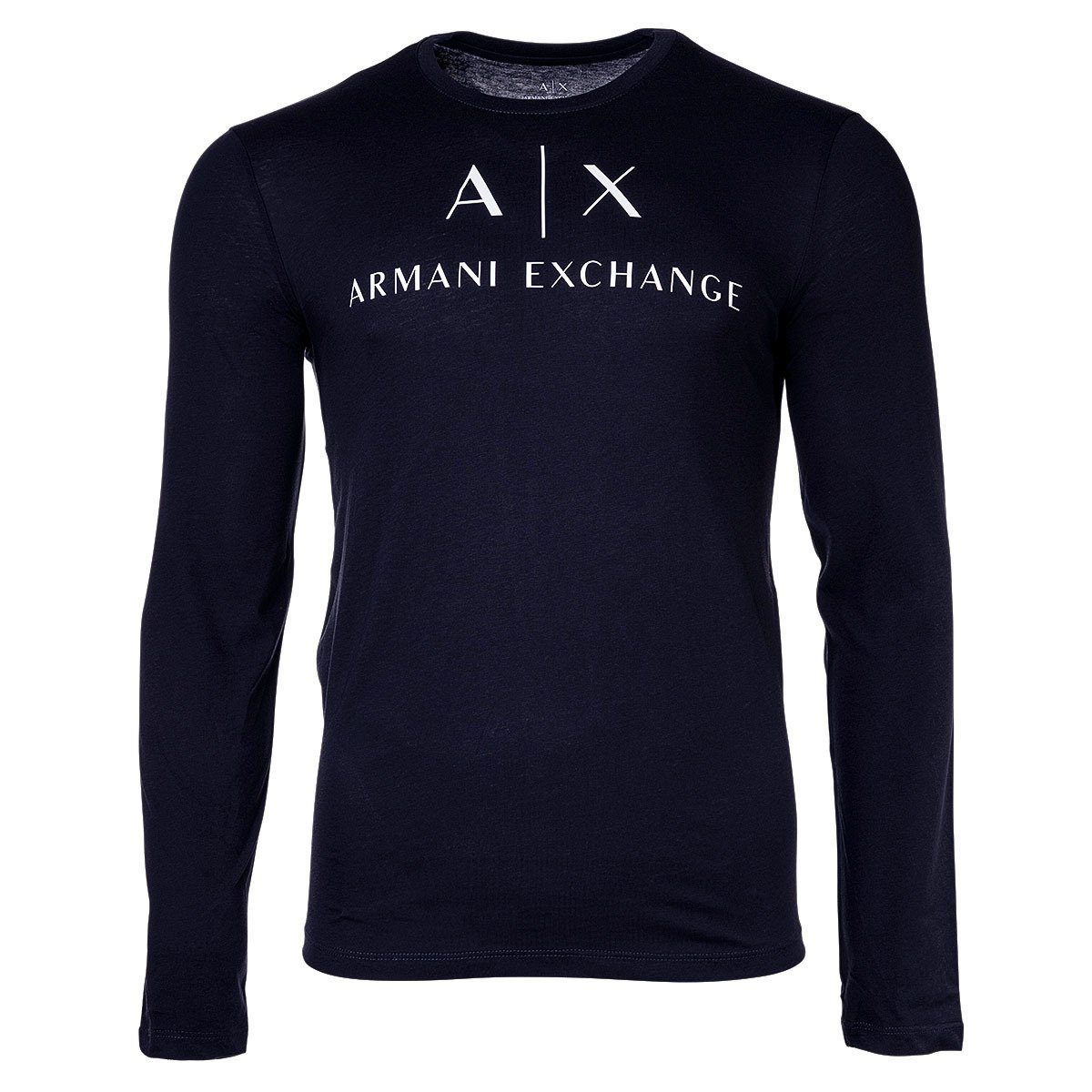 ARMANI EXCHANGE TShirt Herren Langarmshirt Longsleeve, Rundhals