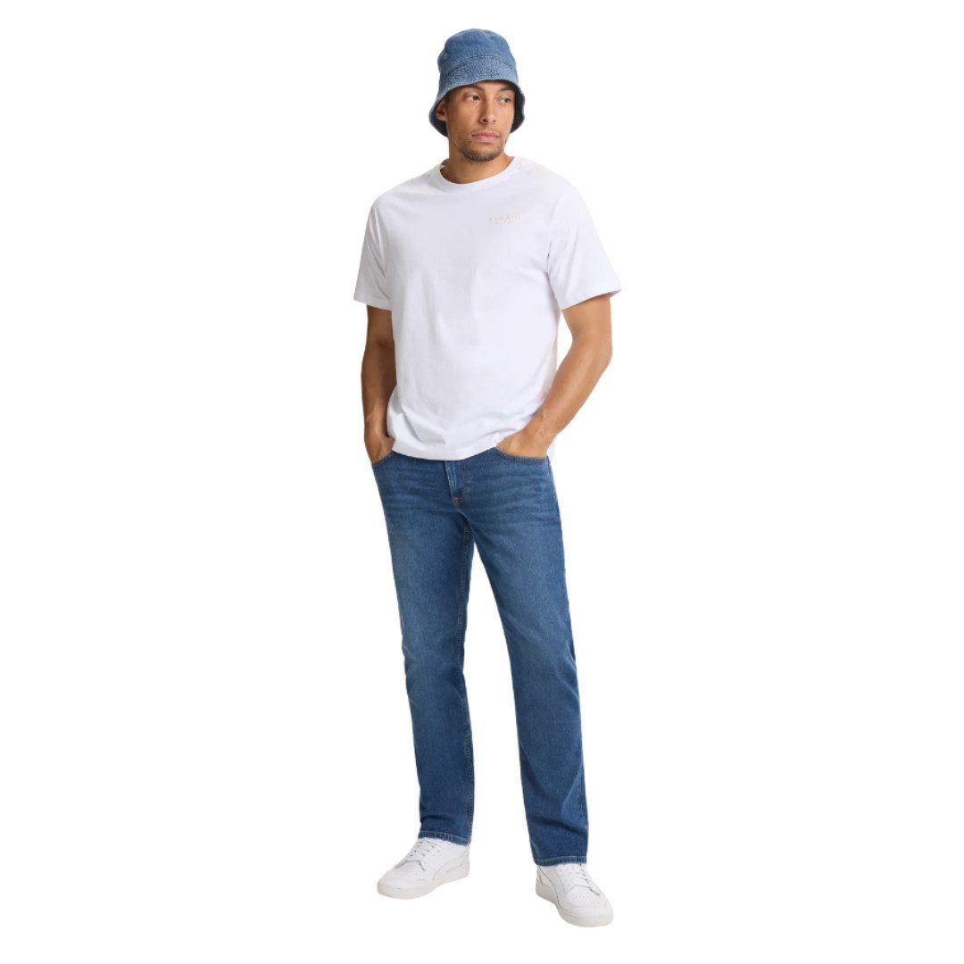 CROSS JEANS® Regular-fit-Jeans Dylan E195-160 Dark Blue 5-Pocket Style