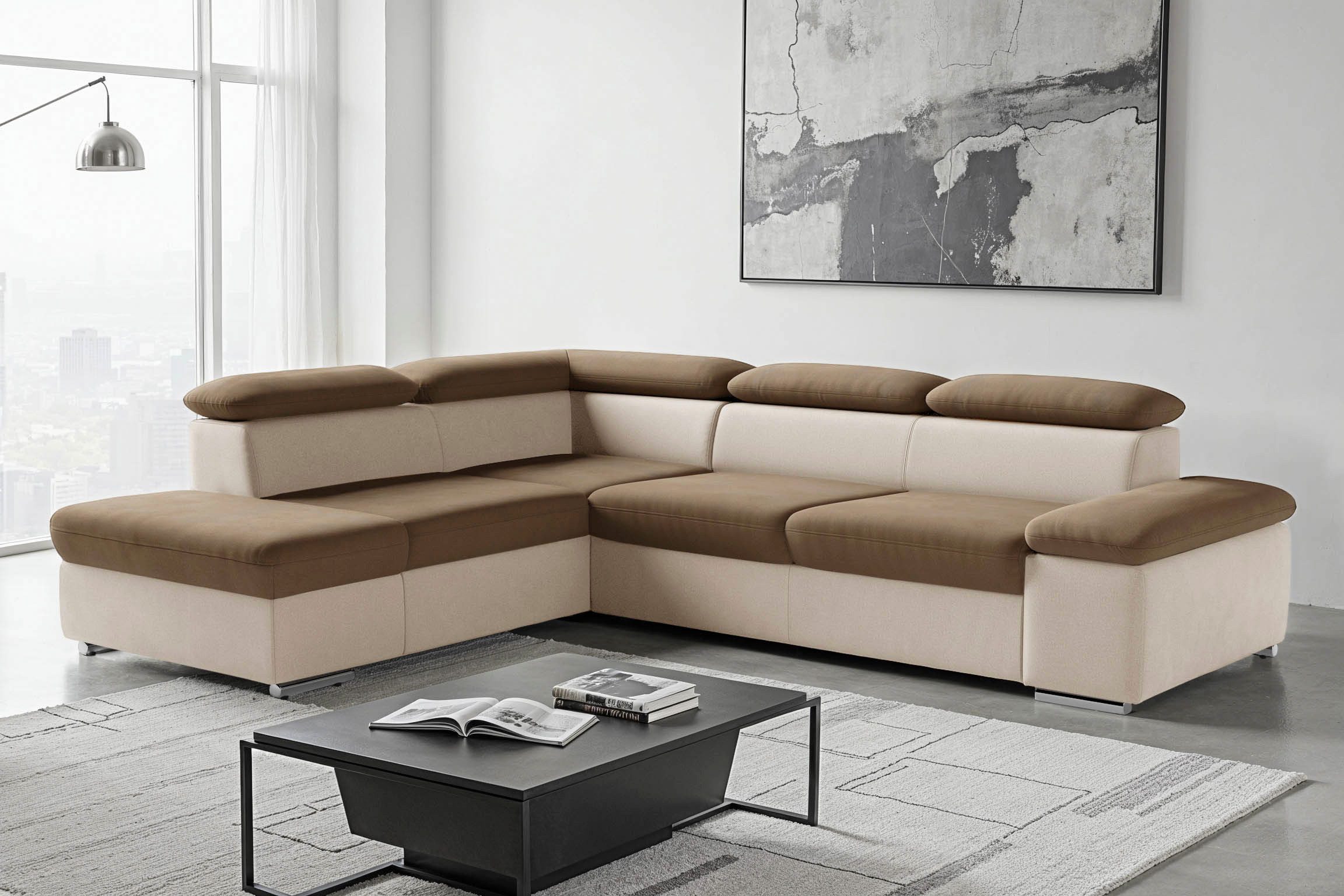 sit&more Ecksofa Valentine L-Form, B: 272 günstig online kaufen