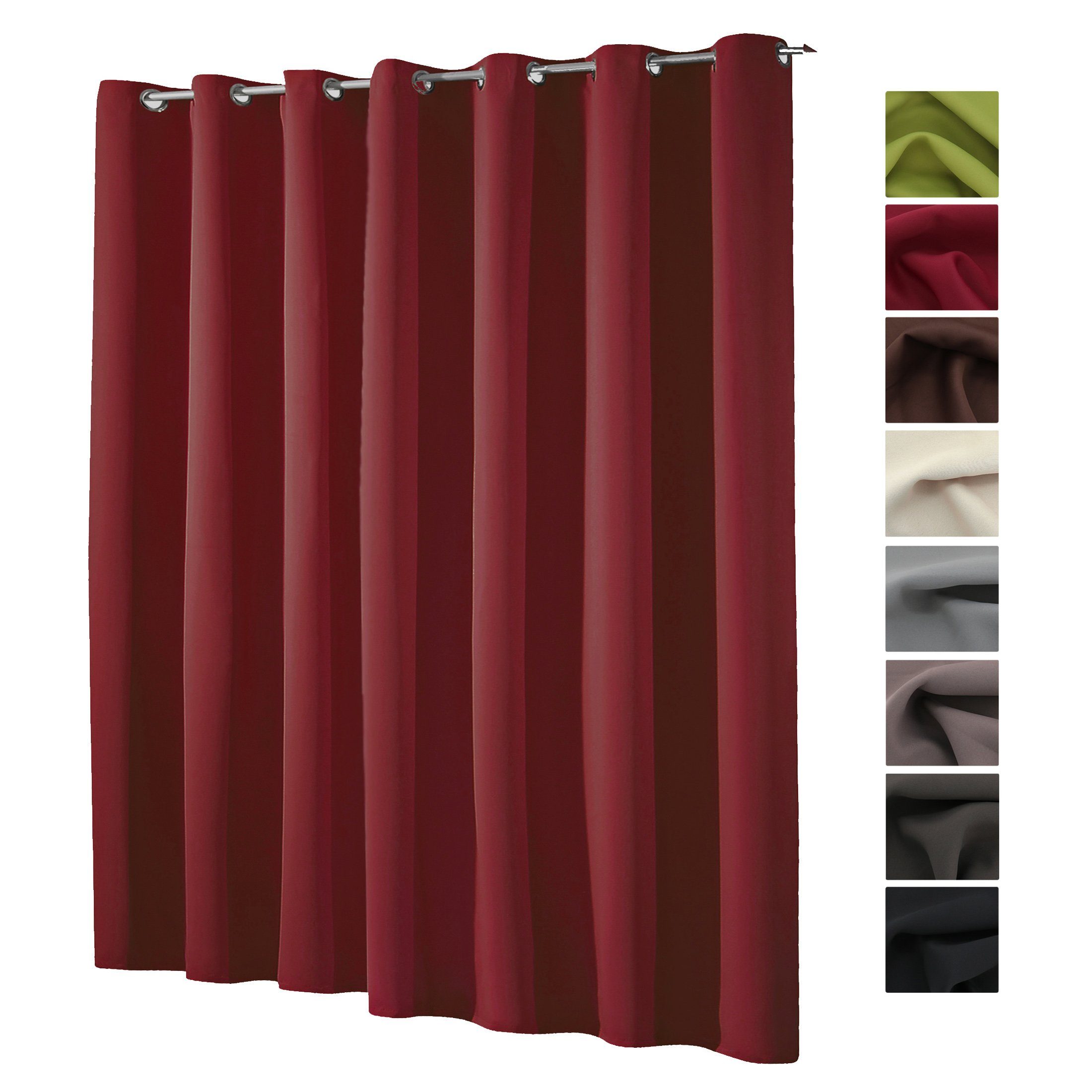 heimtexland Verdunkelungsvorhang XL Thermo Ösenschal Verdunklungsgardine Ra günstig online kaufen