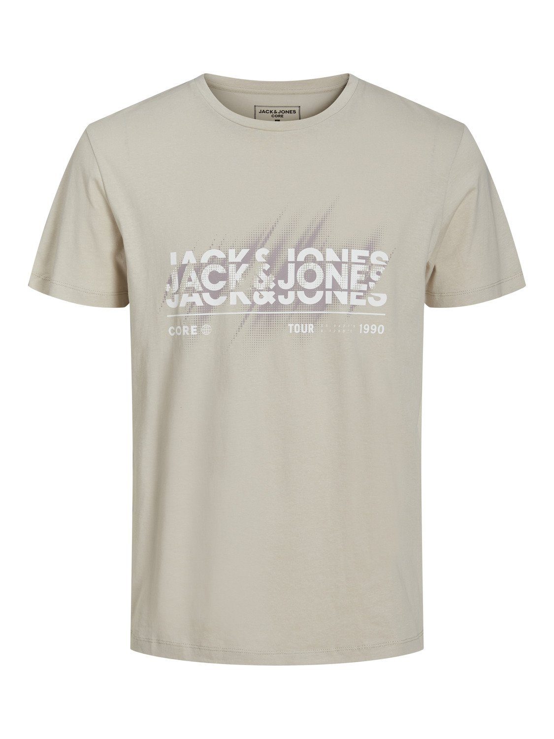 unterschiedlichen T-Shirt & und verschiedenen 5 Jack Farben Print T-Shirts Jones in Mix11 (5-tlg) Motiven Vel Print-Shirt