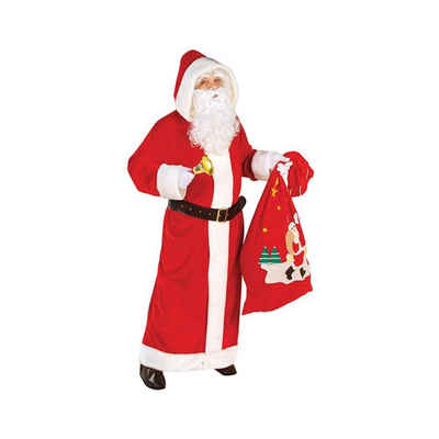 Widmann S.r.l. Kostüm Weihnachtsmann Luxus Größe XXL, Mantel, Weihnachtskostüm, Nikolauskostüm