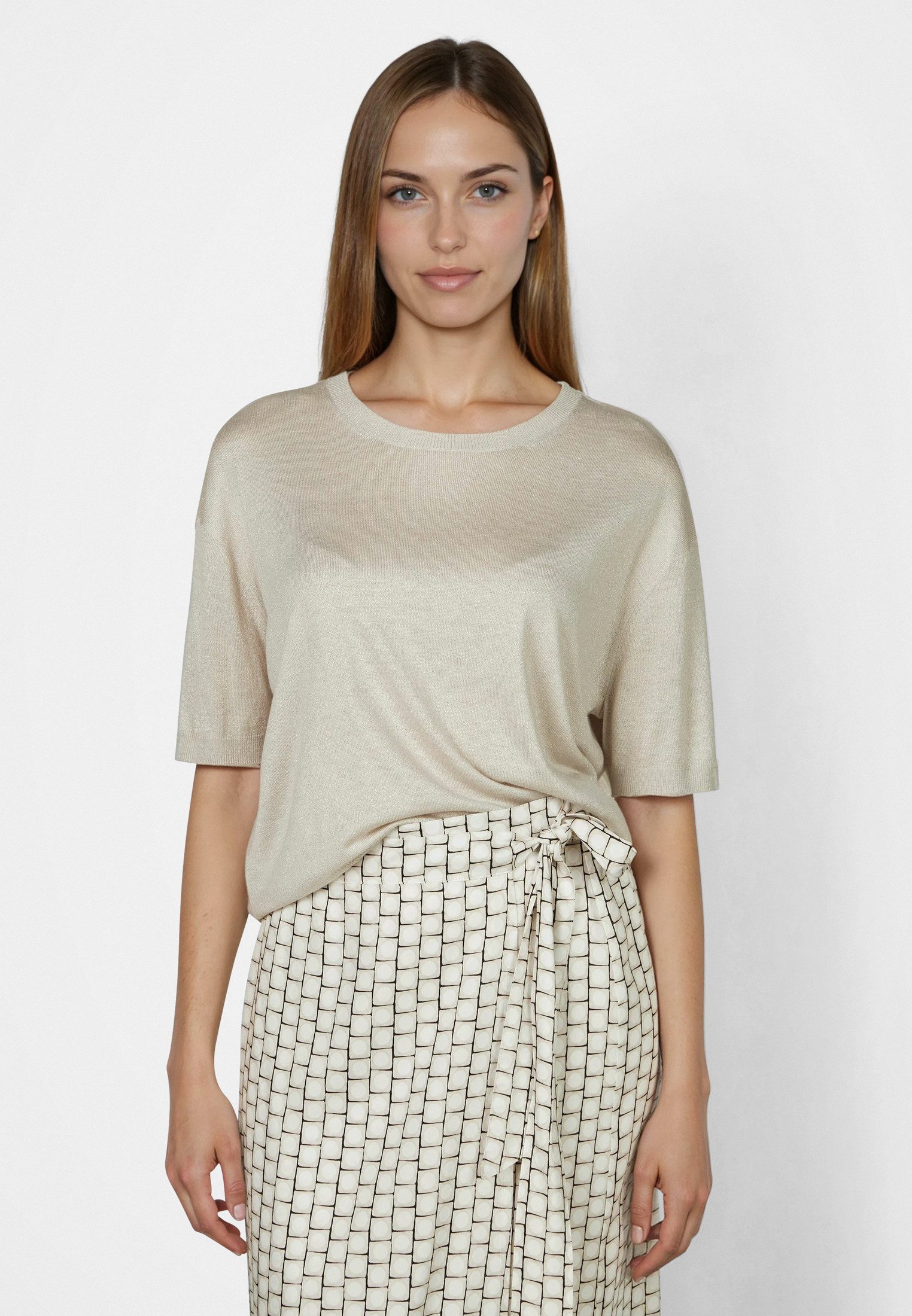 MARC AUREL Strickpullover mit Sparkling Effekt