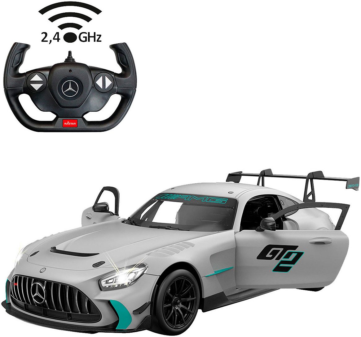 Jamara RC-Auto Mercedes-AMG GT2 silber 2,4GHz, LED-Licht; Maßstab 1:14
