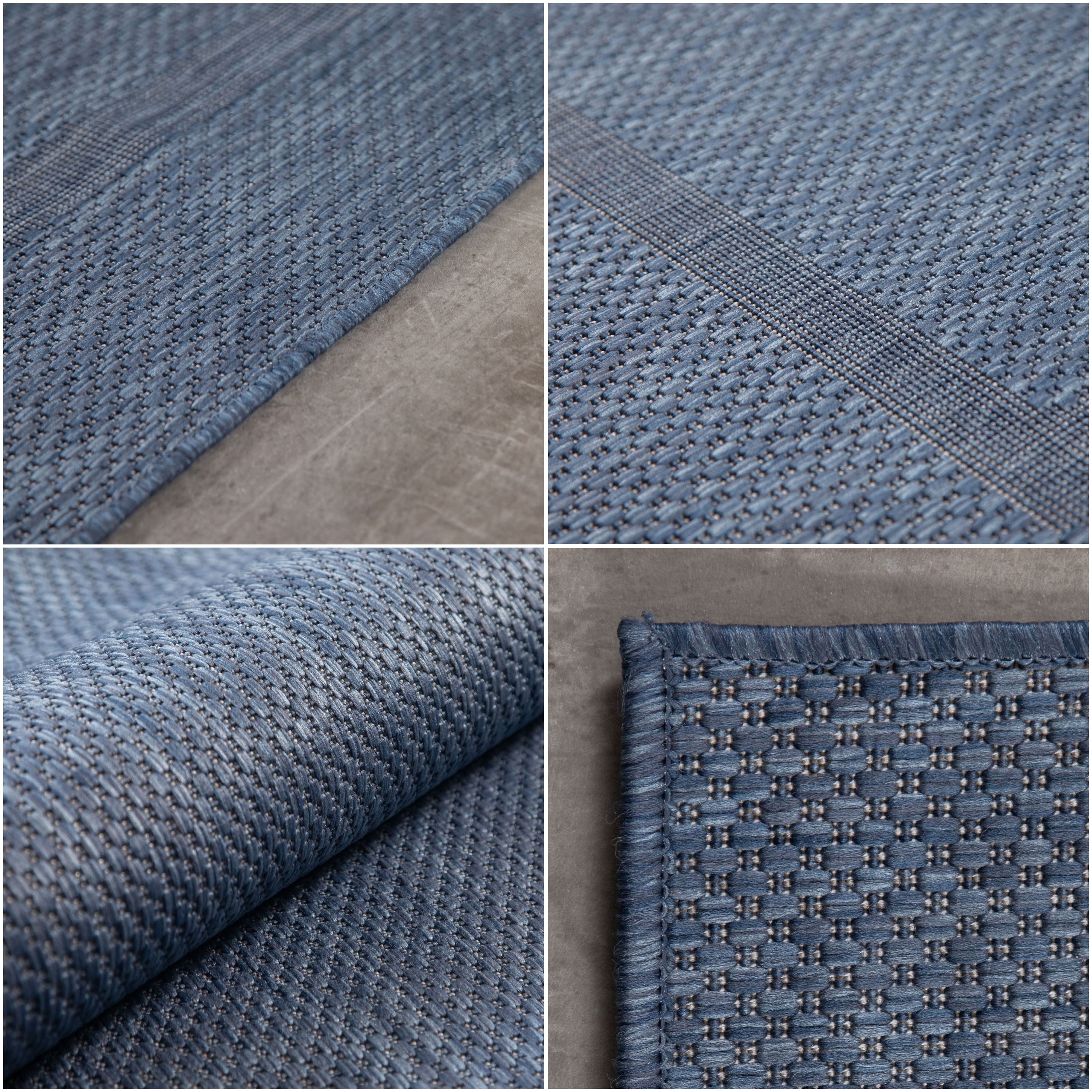 Carpettex Outdoorteppich Unicolor - Einfarbig, Rund, Höhe: 5 mm, Teppich We günstig online kaufen