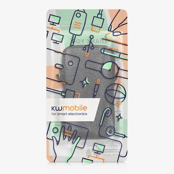 kwmobile Handyhülle Handytasche für Smartphones M - 5,5", Neopren Handy Hülle mit Kordel - Tasche mit Handykette 15,2 x 8,3 cm