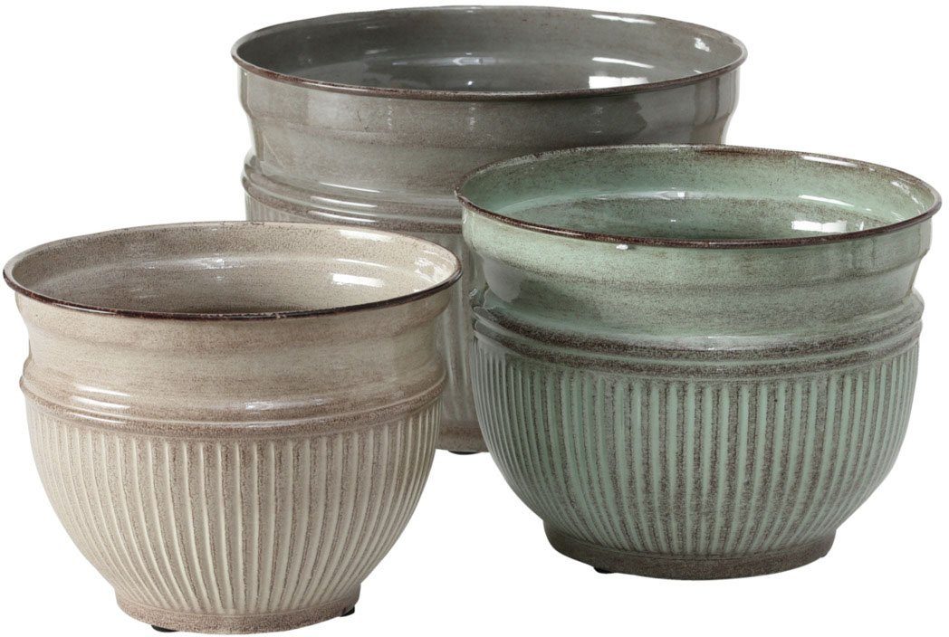 BOLTZE Übertopf Pflanztopf Floretta, 3 tlg., Set 3 (3 St). € 102,99