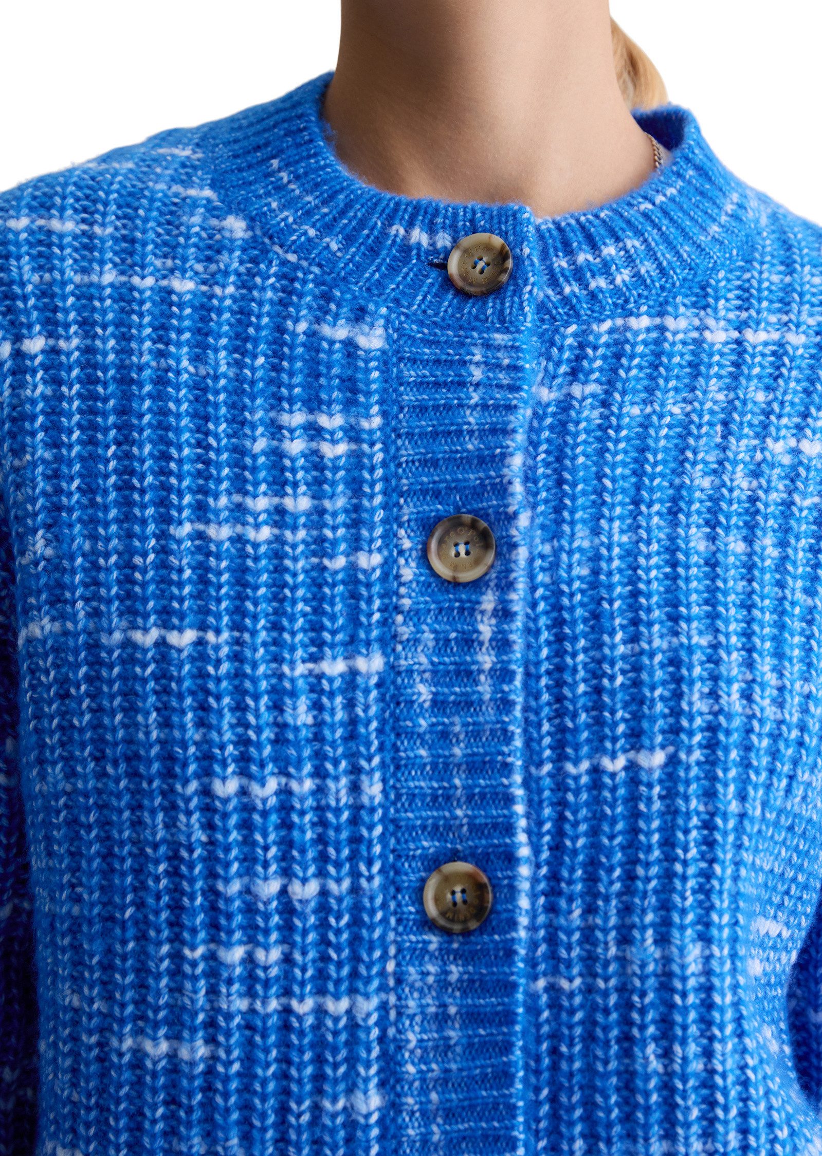 Marc O'Polo DENIM Cardigan aus weichem Wolle-Mix