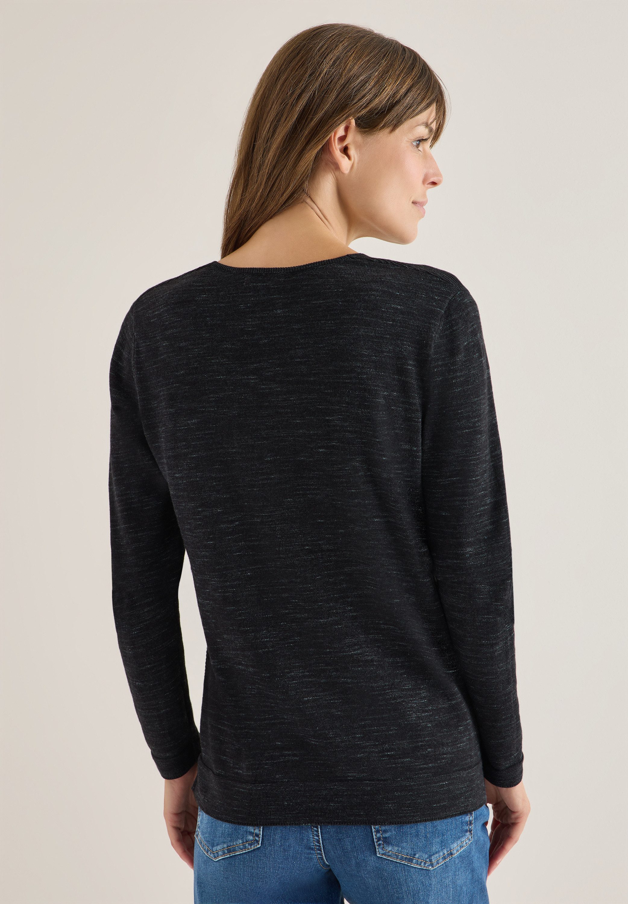 CECIL Strickpullover im Melange Look