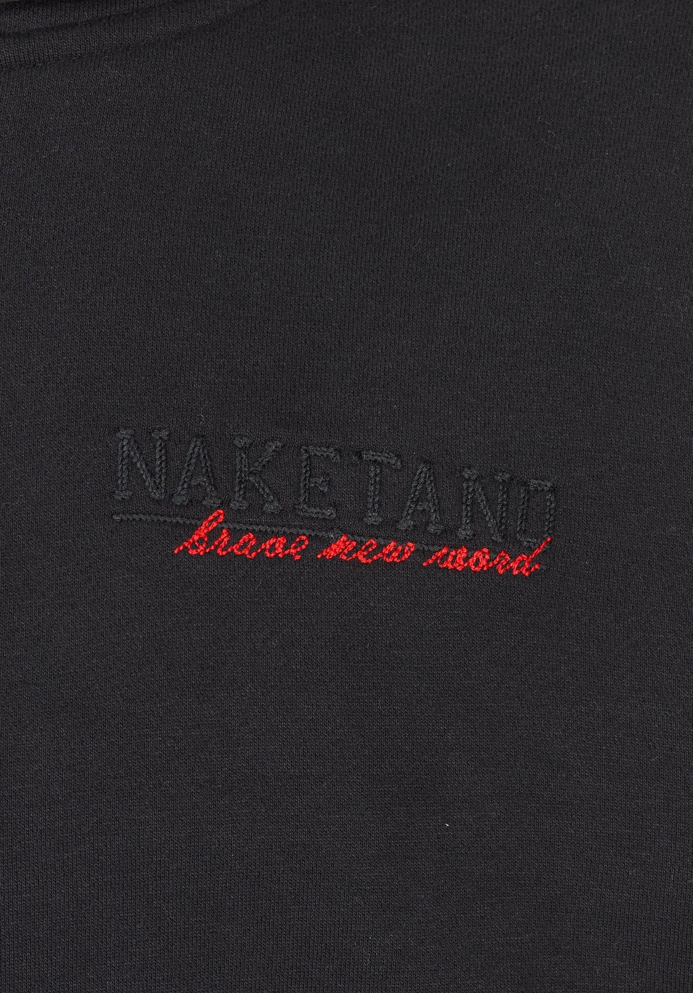 naketano Hoodie Kapuzenpullover Baumwolle, weich, Kapuze, Kängurutasche, Streetwear (Spar-Set, Lieblingsstück) Hoodie, weiche Sweatware, Rippbündchen, Kängurutasche, Loungewear