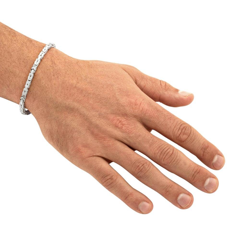 3,5mm Königsarmband JEWLIX breit Königsarmband Silber