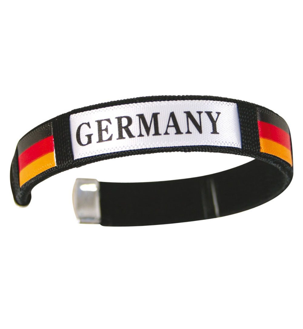 Armband Deutschland Fan Armband mit Flaggen EM Fußball Europameisterschaft