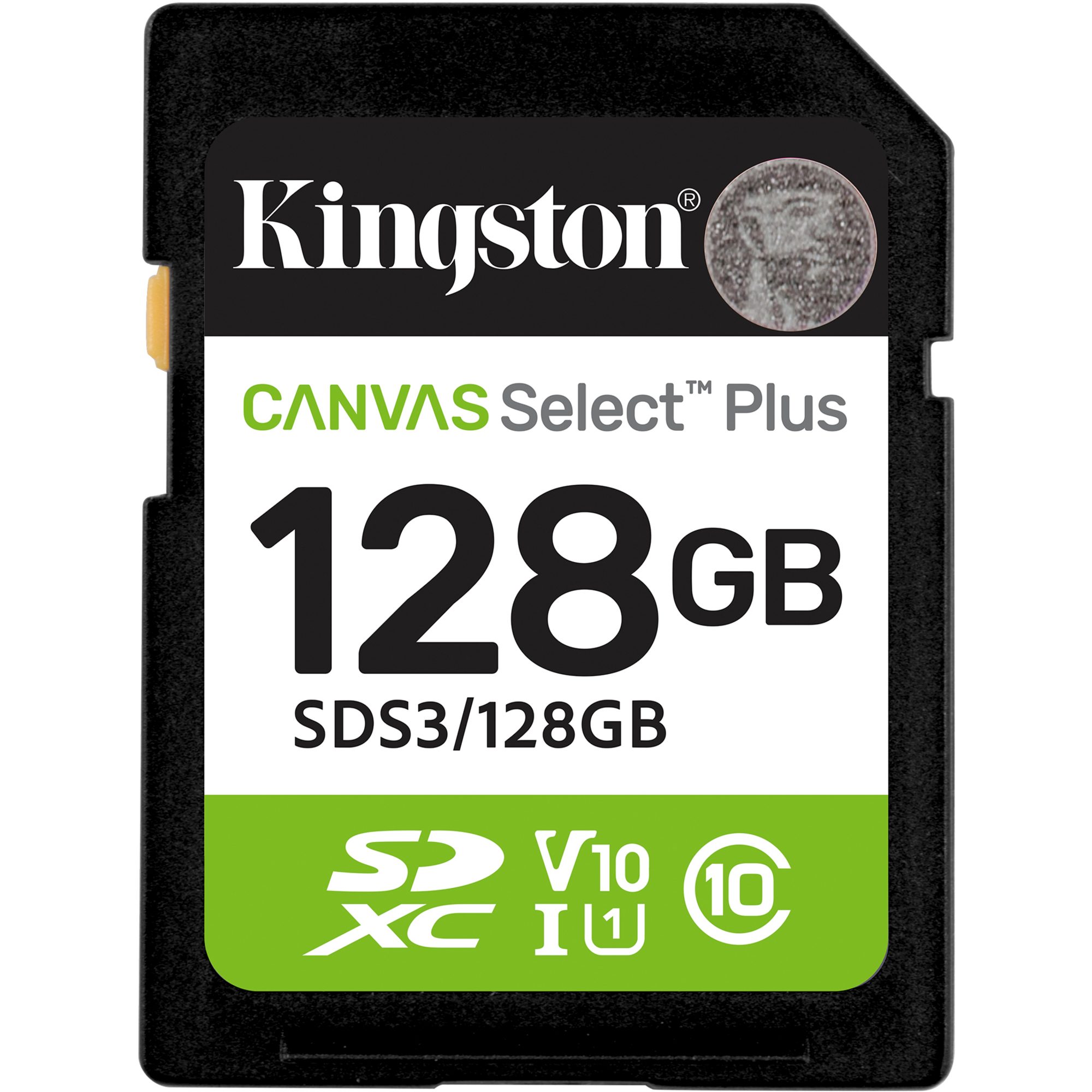 Kingston Kingston Canvas Select Plus 128 GB SDXC, Speicherkarte, (UHS-I U1 Speicherkarte (128 GB)