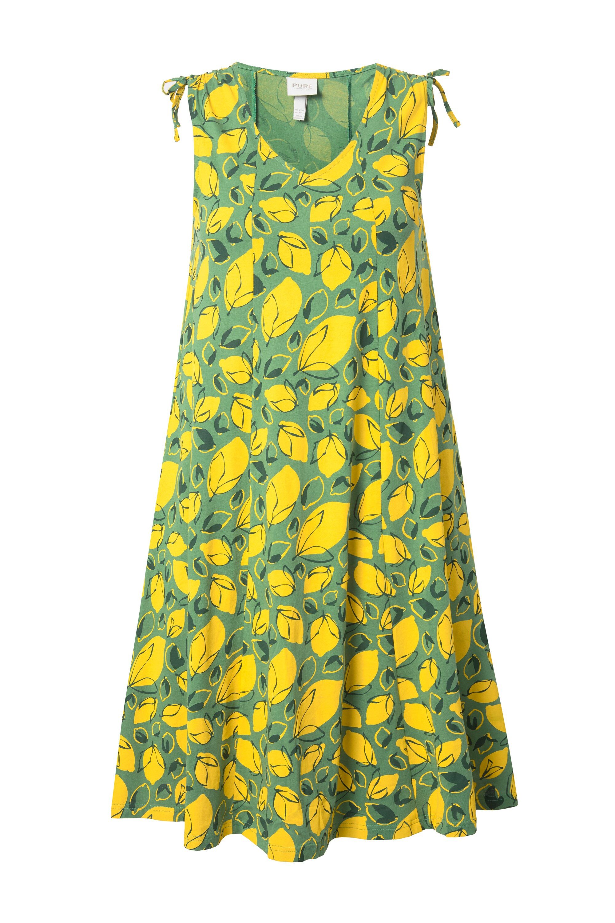 Ulla Popken Jerseykleid Midikleid Jersey Zitronen günstig online kaufen